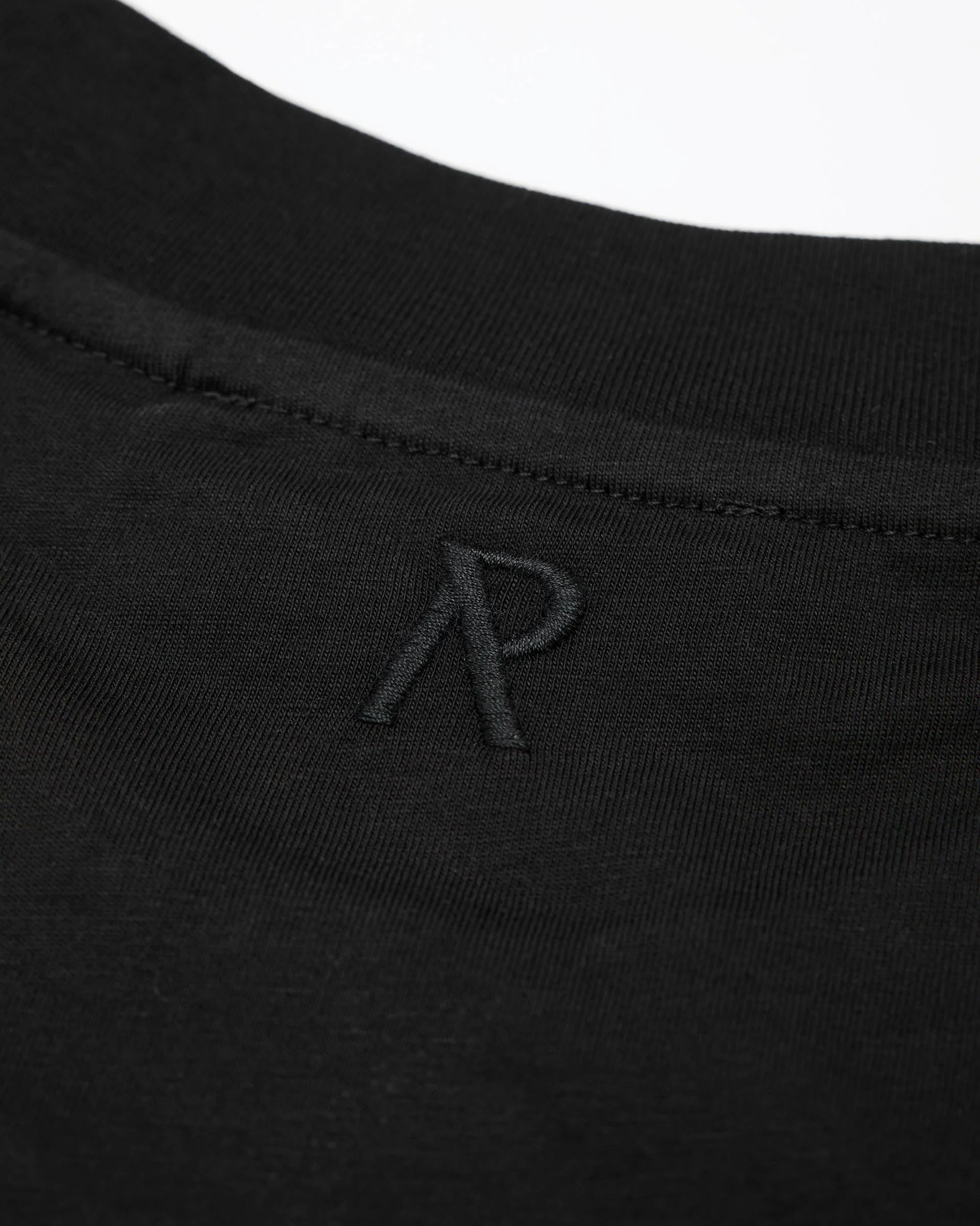 2 x Initial Boxy T-Shirt - Black - Image 5