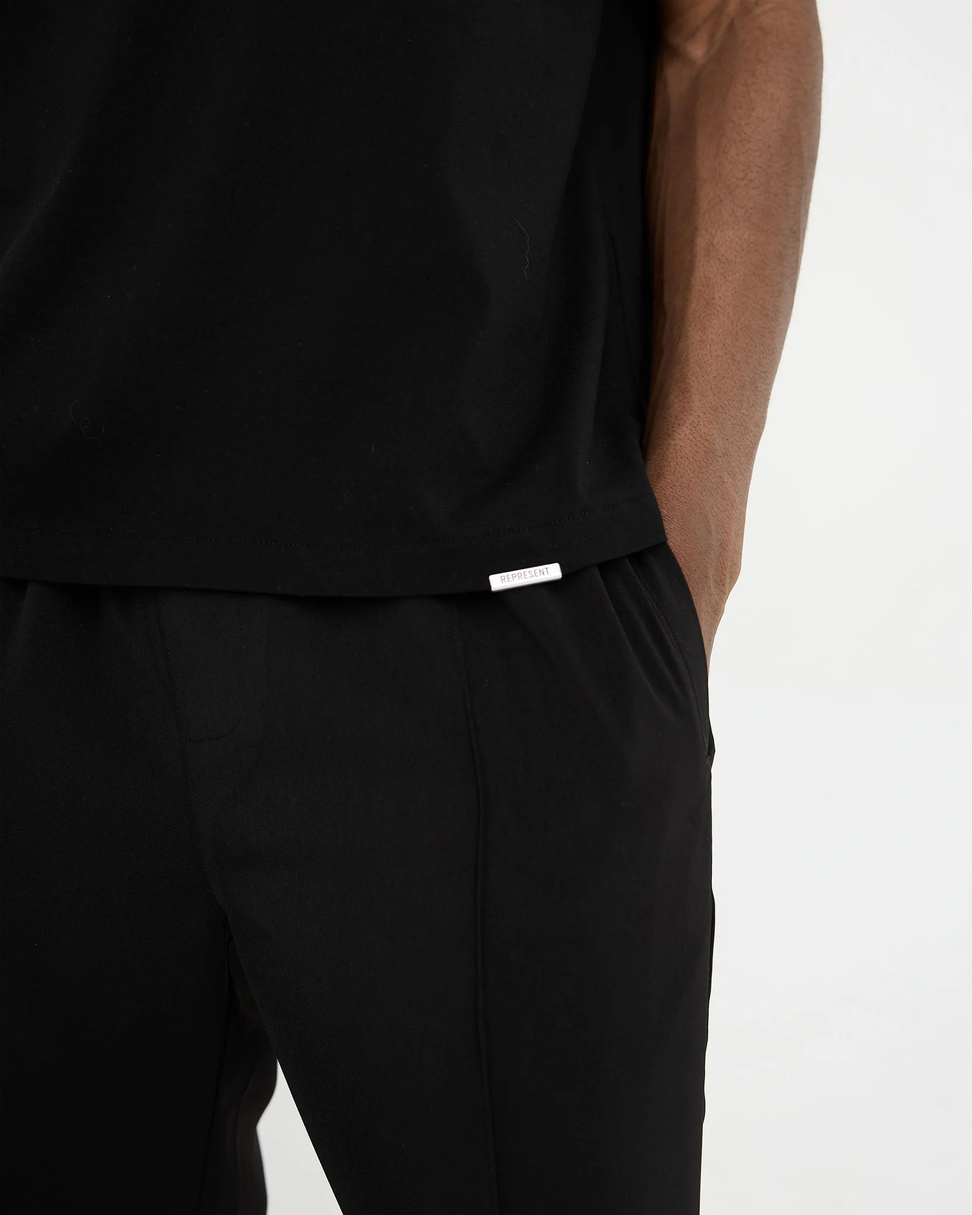 2 x Initial T-Shirt - Black - Image 5