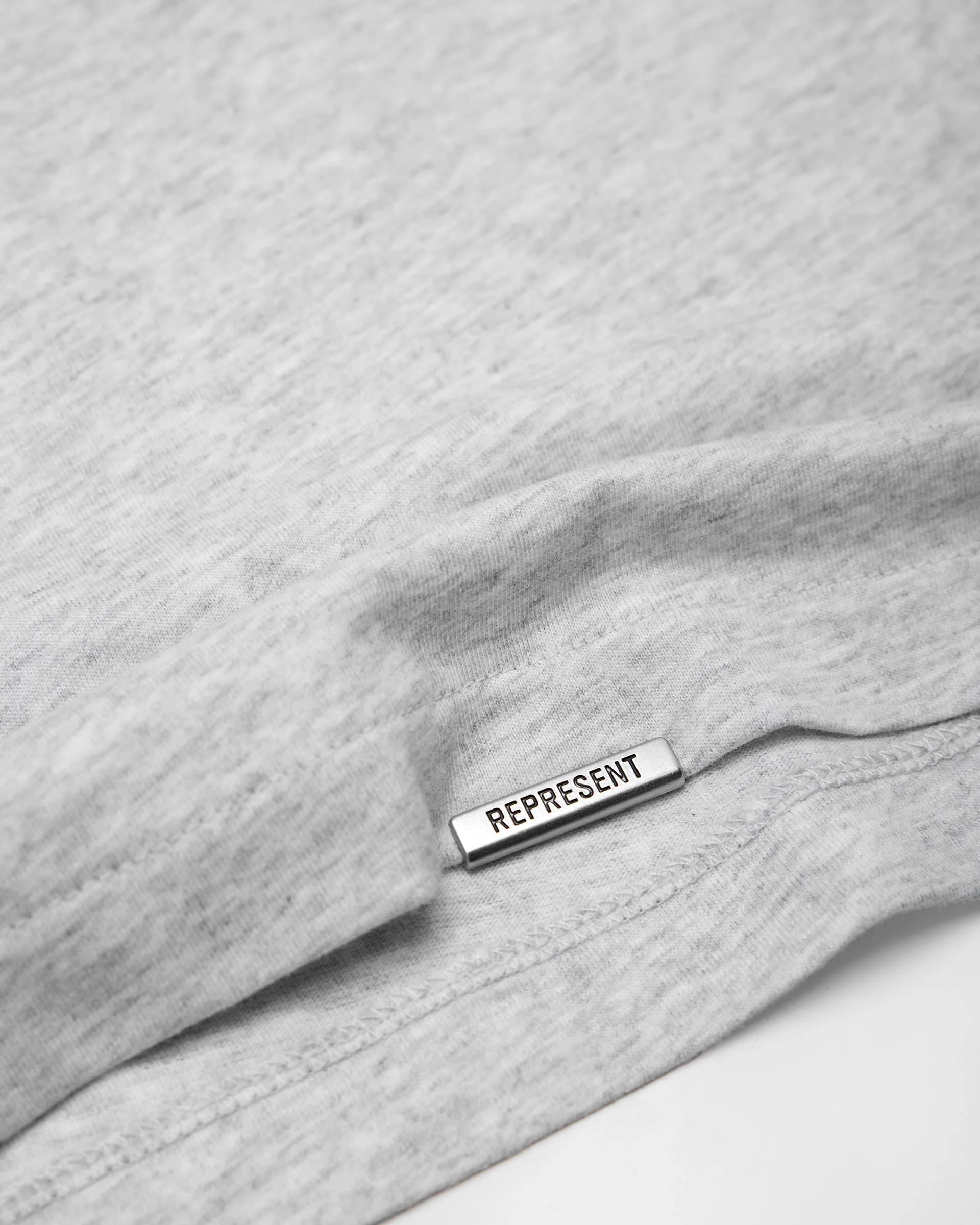 2 x Initial T-Shirt - Black & Ice Grey Marl - Image 8