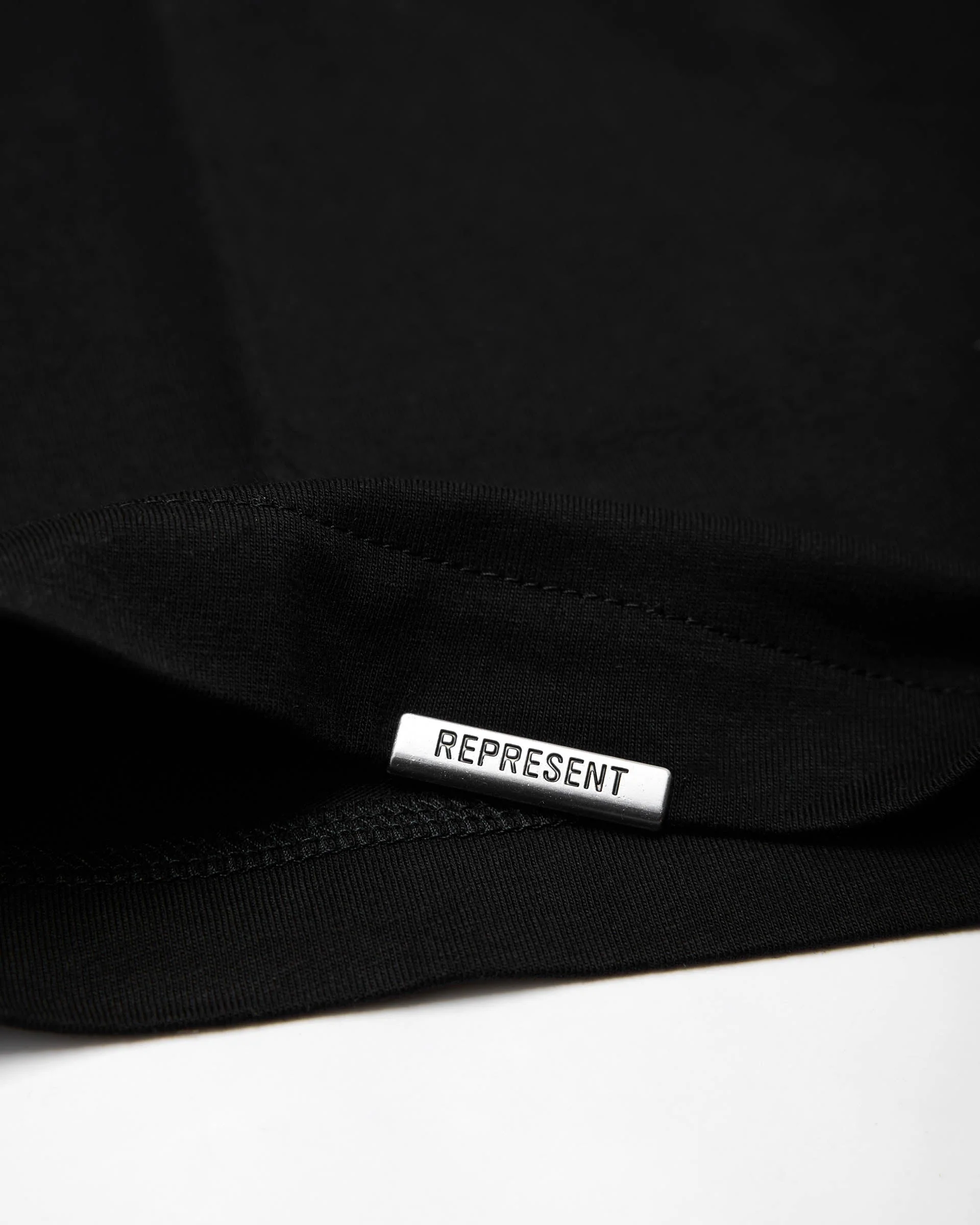 2 x Initial T-Shirt - Black & Ice Grey Marl - Image 9