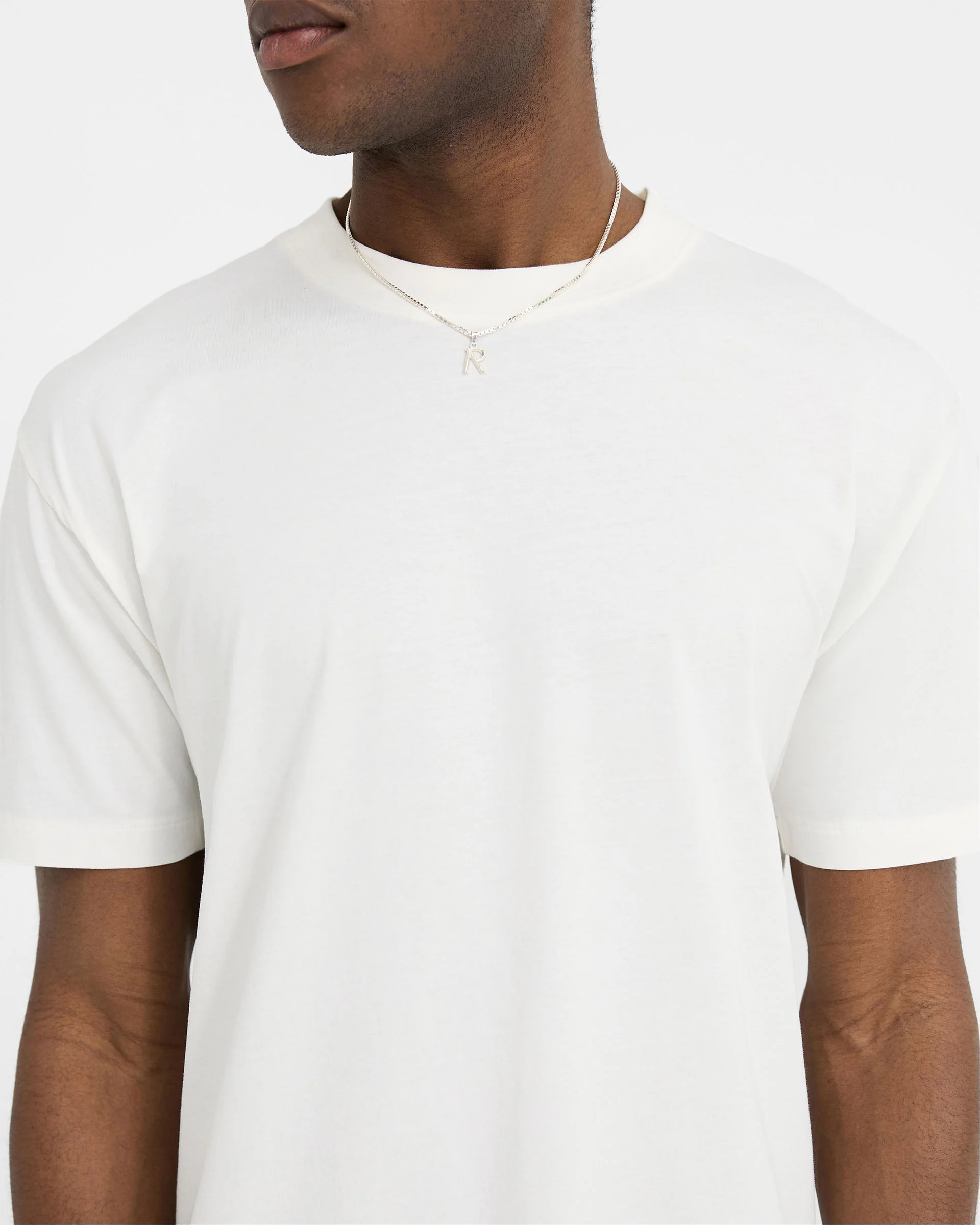 2 x Initial T-Shirt - Flat White - Image 5