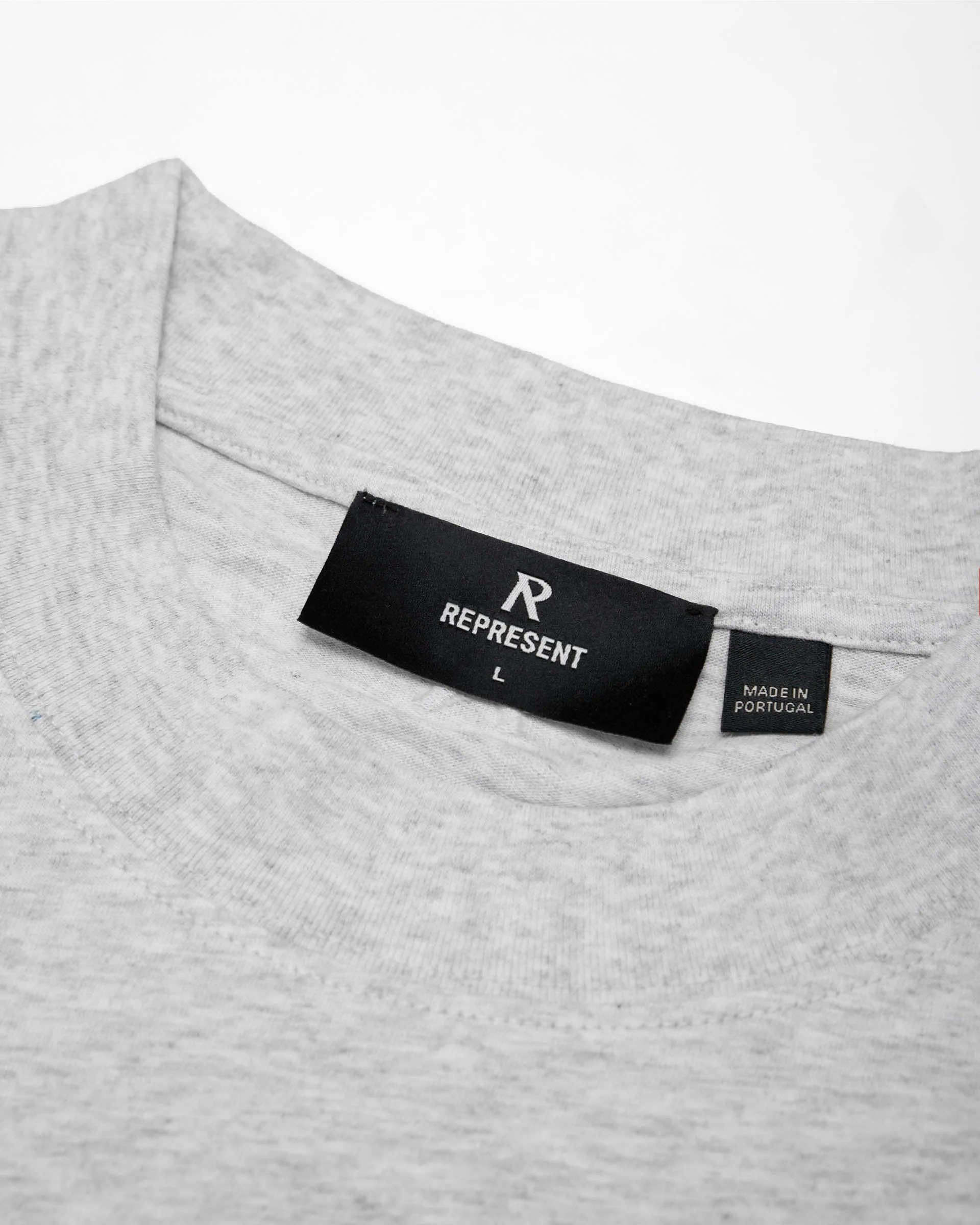 2 x Initial T-Shirt - Ice Grey Marl - Image 9