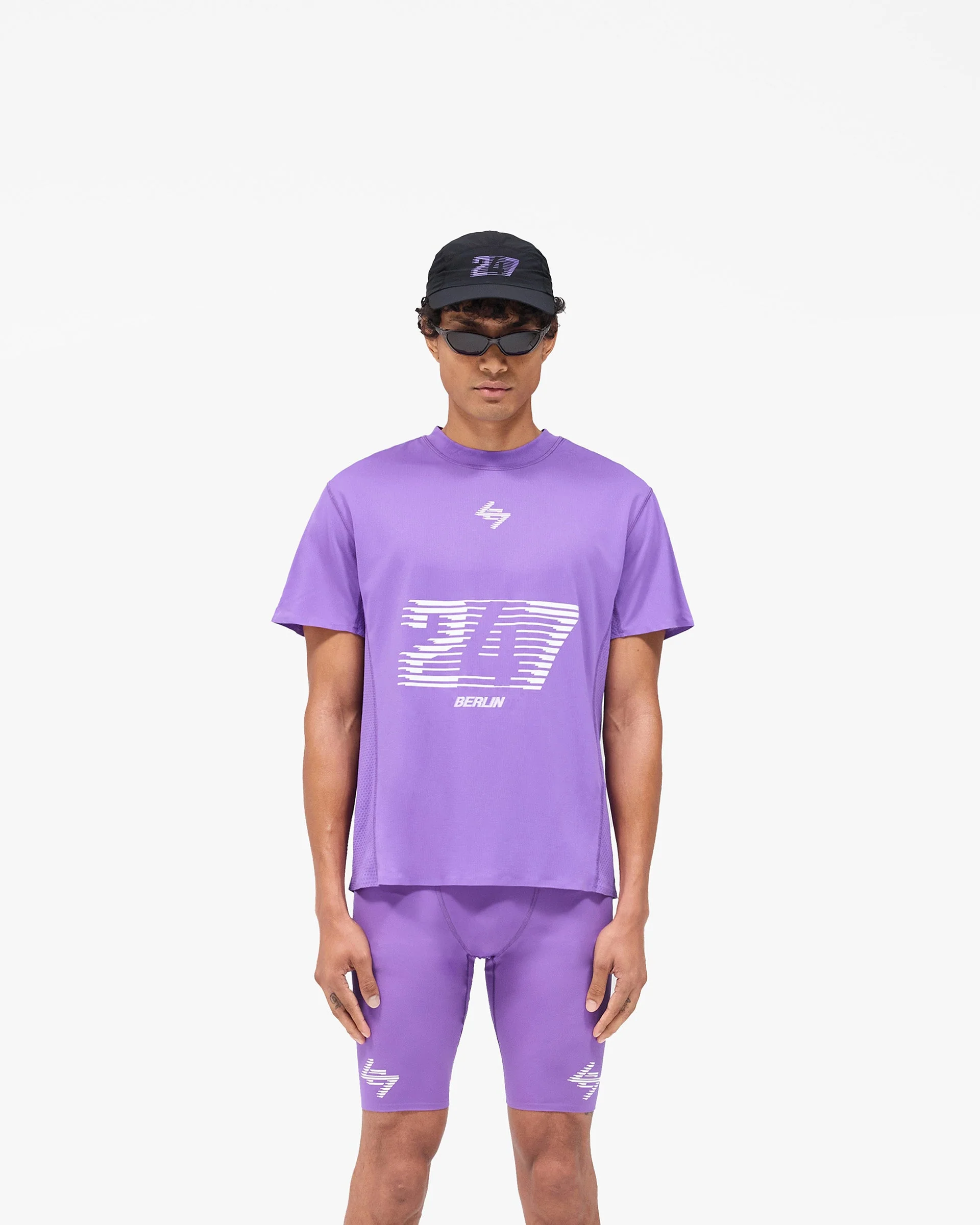247 Berlin T-Shirt - Purple - Image 3