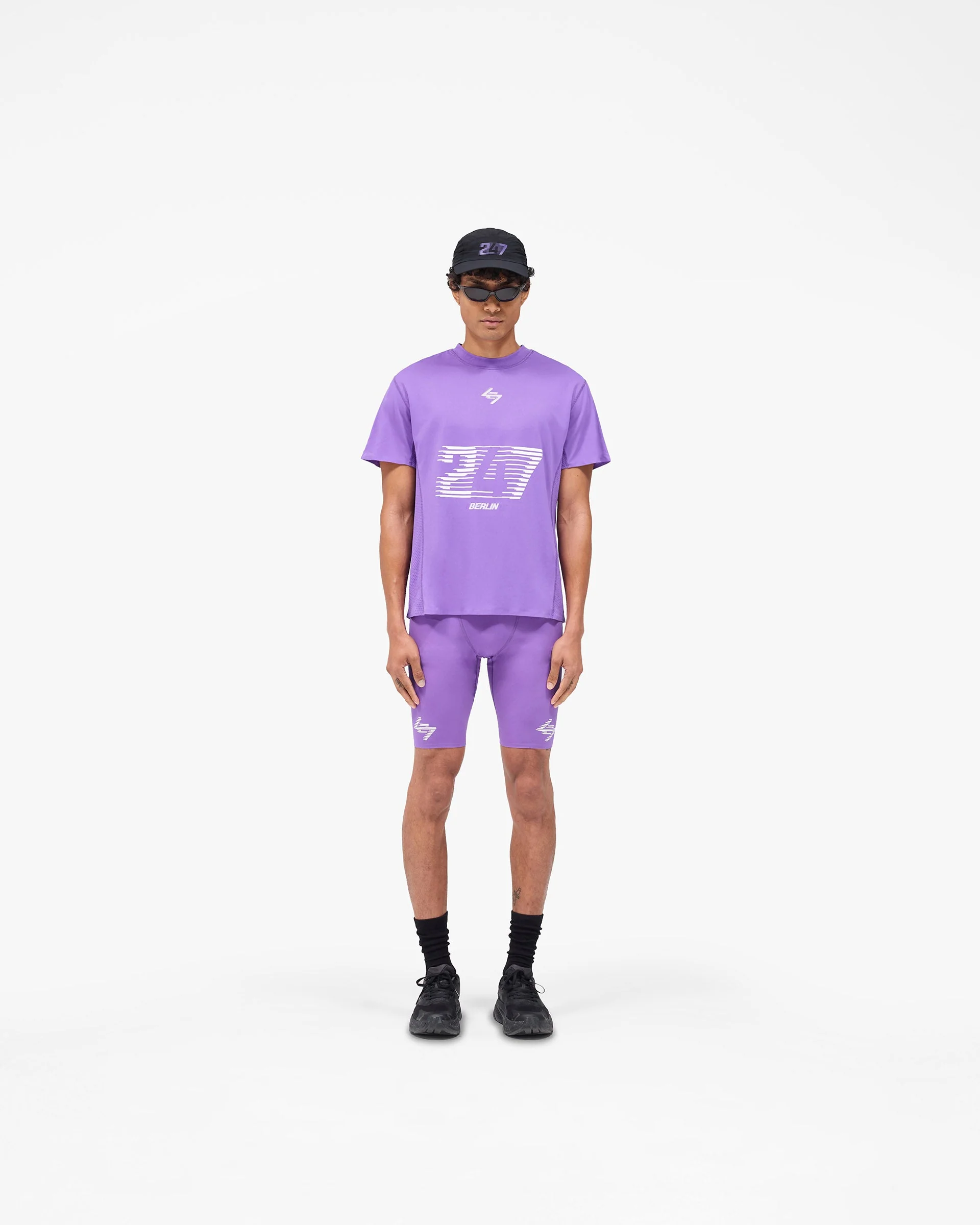 247 Berlin T-Shirt - Purple - Image 6