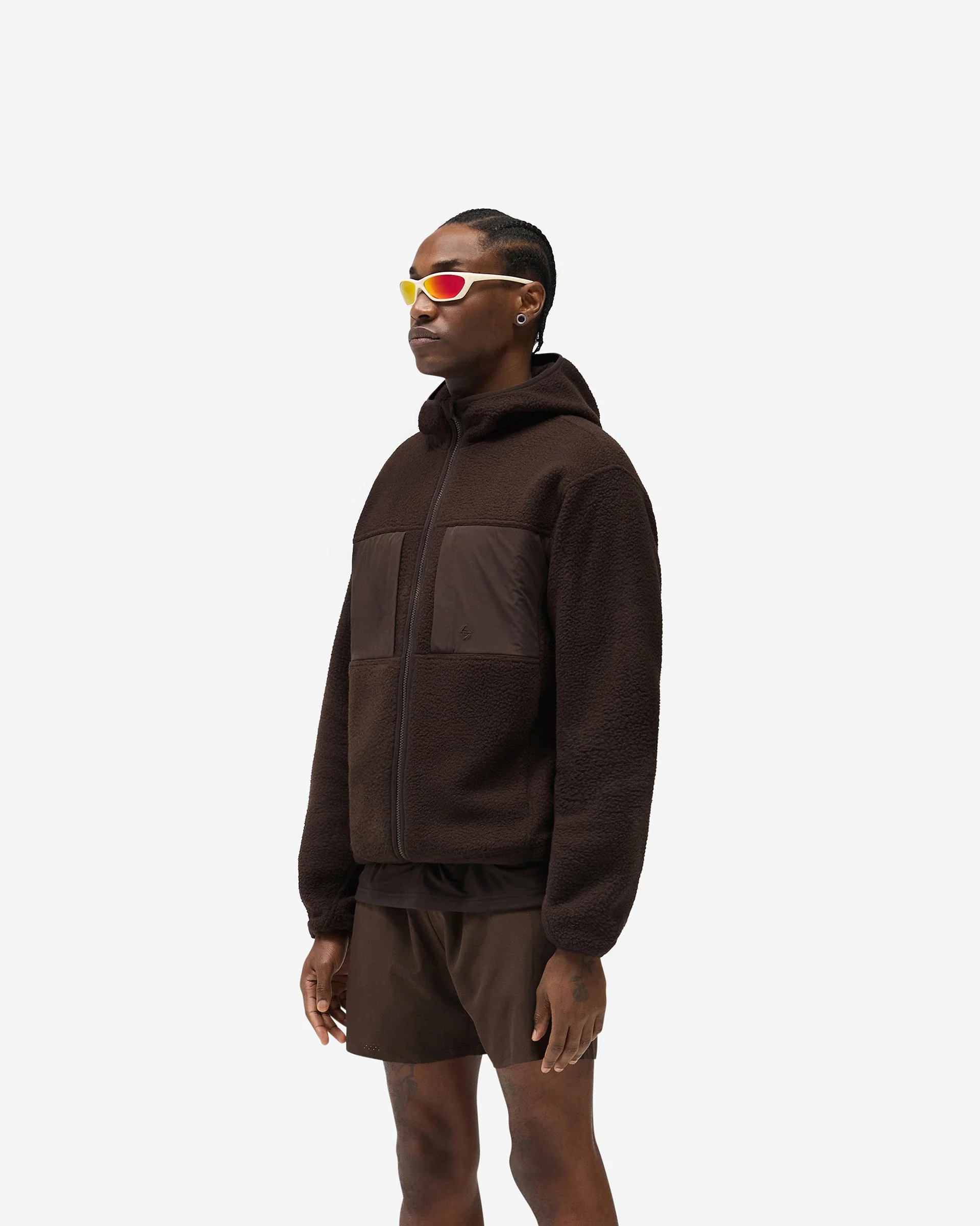 247 Borg Fleece - Chocolate - Image 4