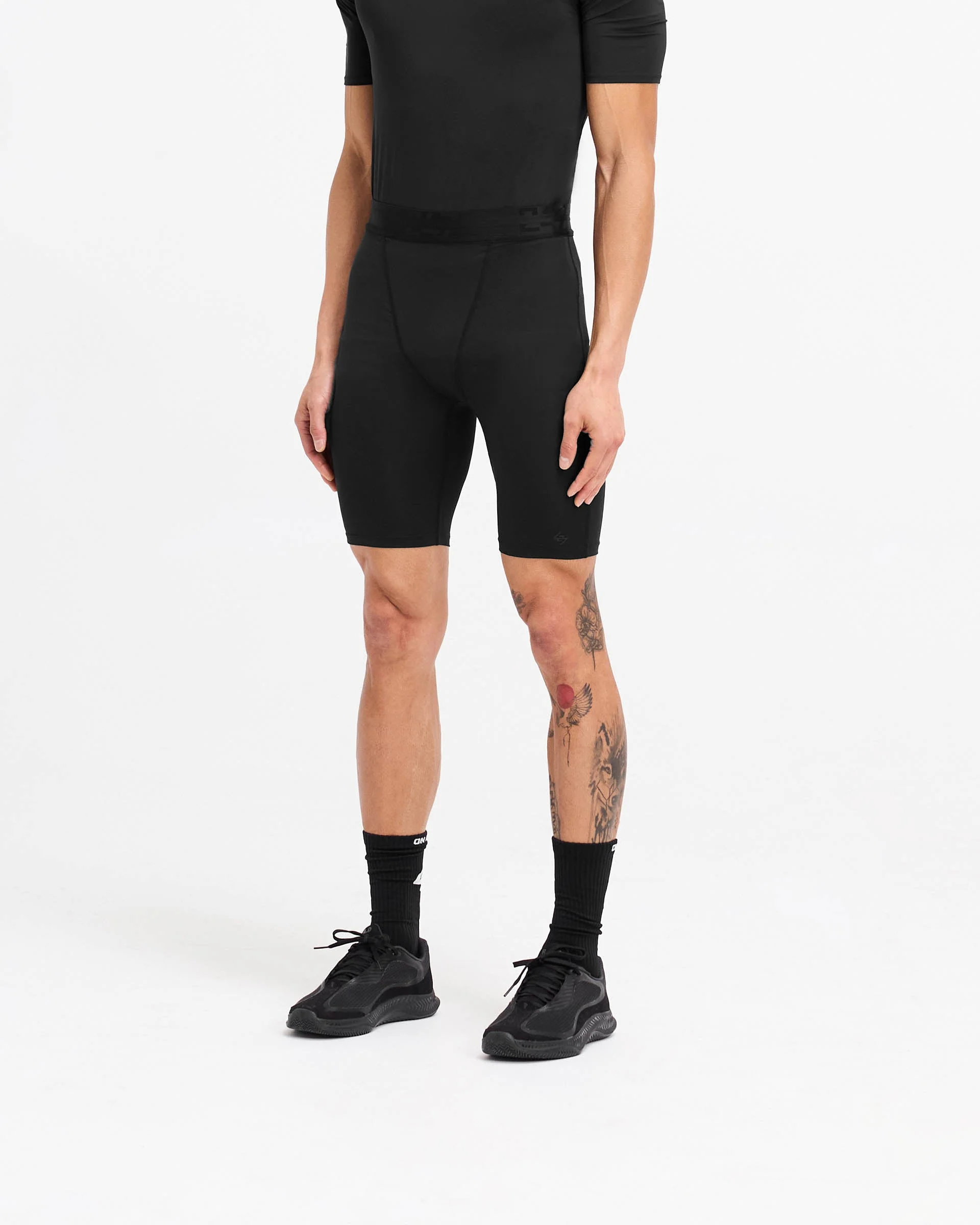 247 Compound Legging Short - Black - Image 4