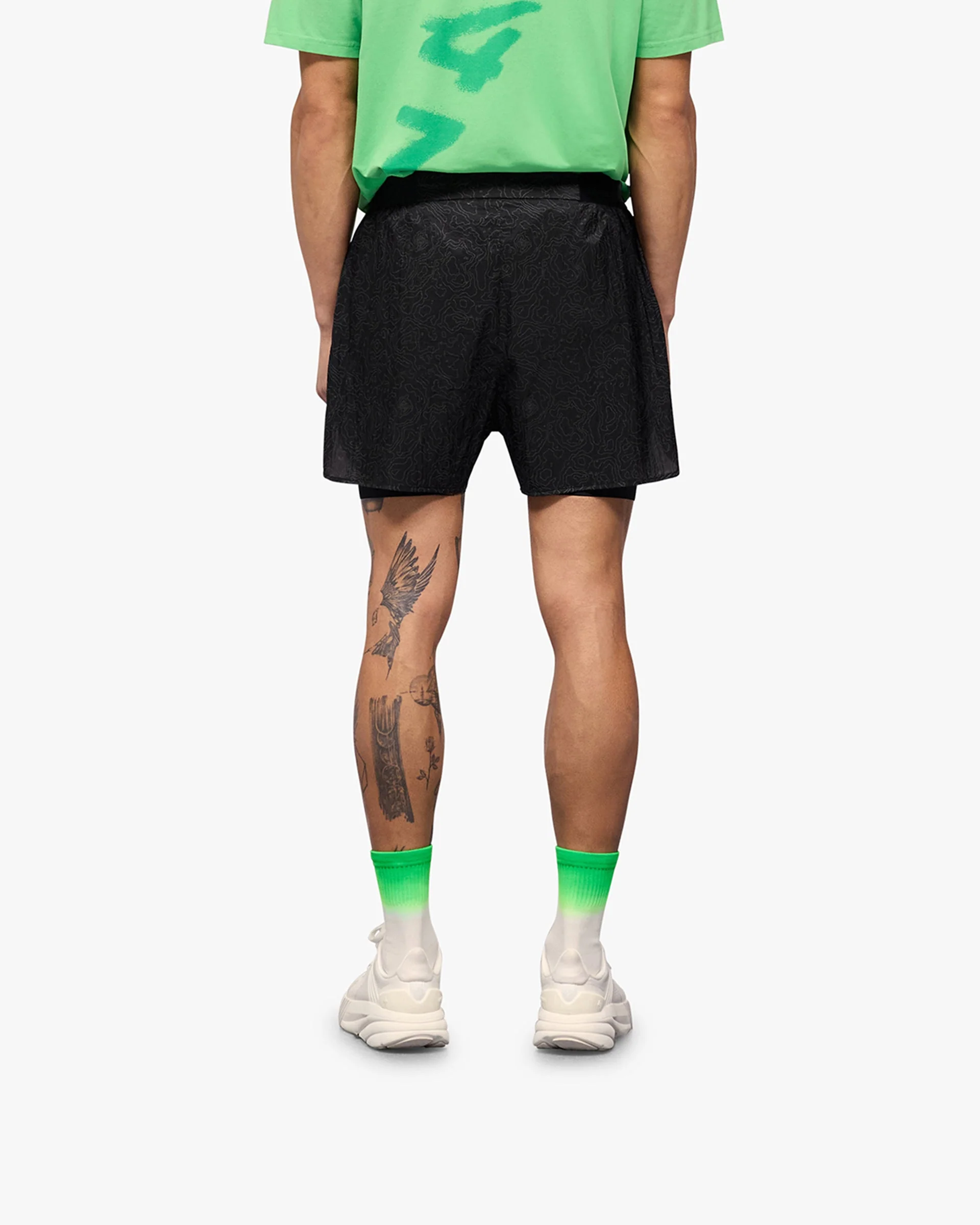 247 Contour 2-In-1 Run Shorts - Black - Image 4