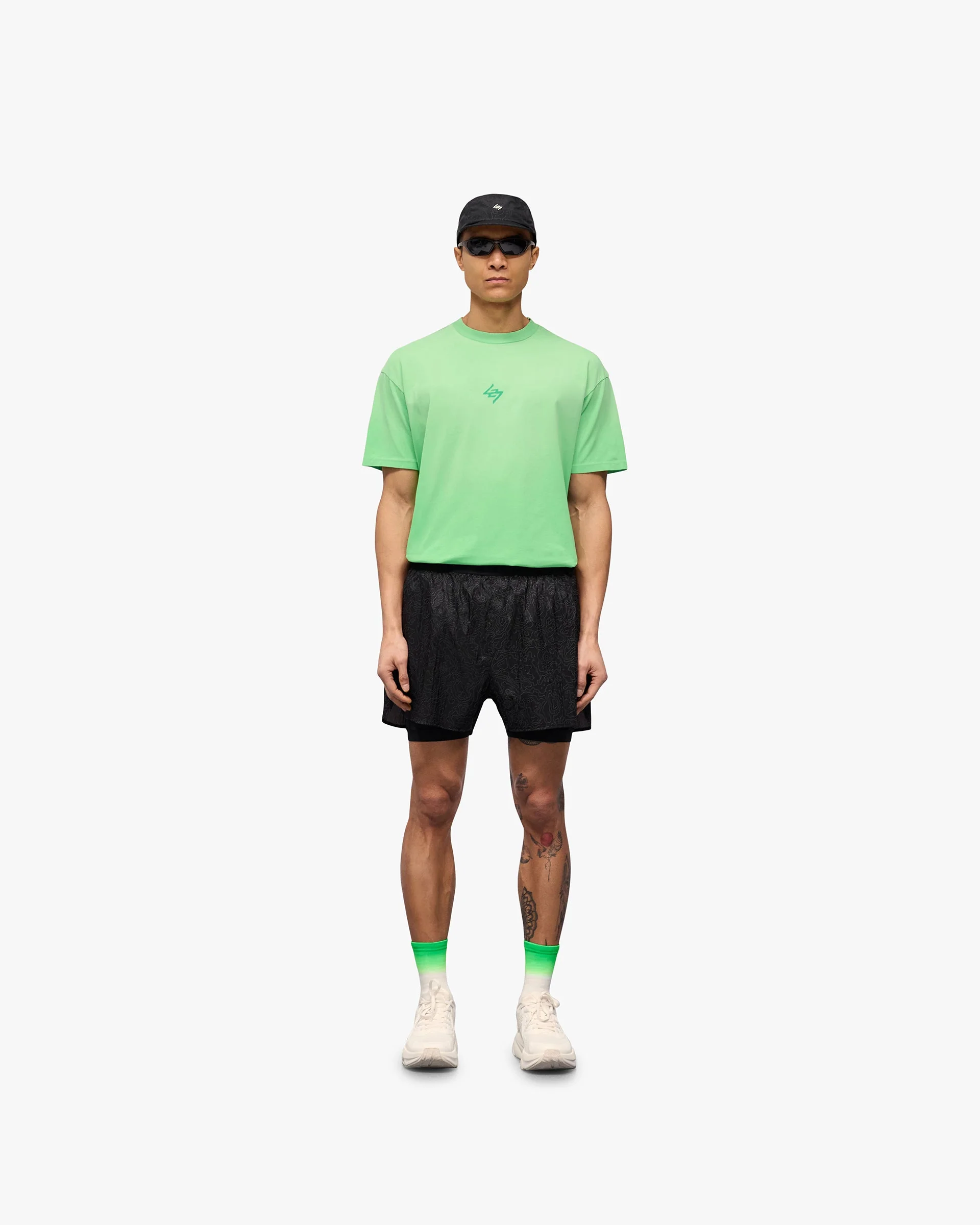 247 Contour 2-In-1 Run Shorts - Black - Image 7