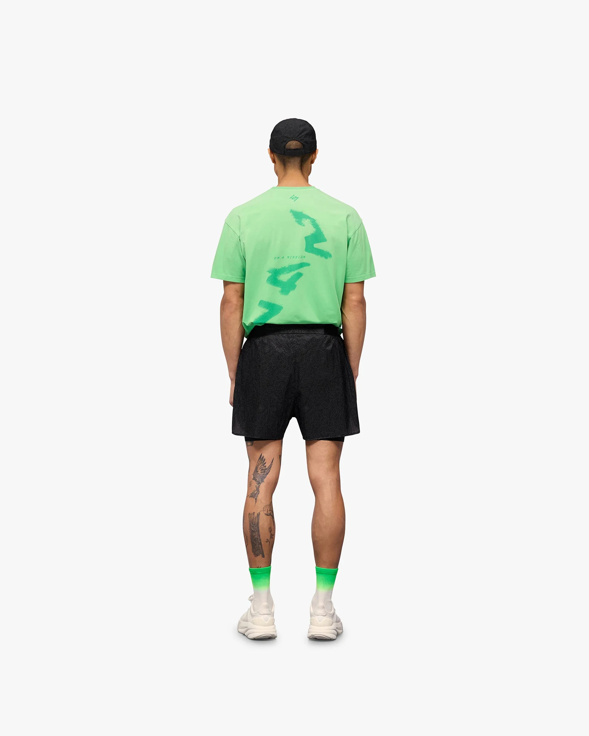 247 Contour 2-In-1 Run Shorts - Black - Image 9