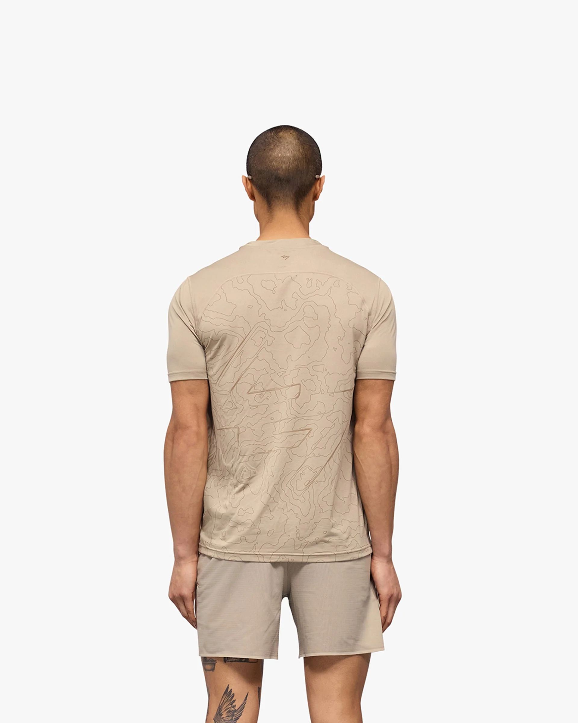 247 Contour Run T-Shirt - Pebble - Image 5