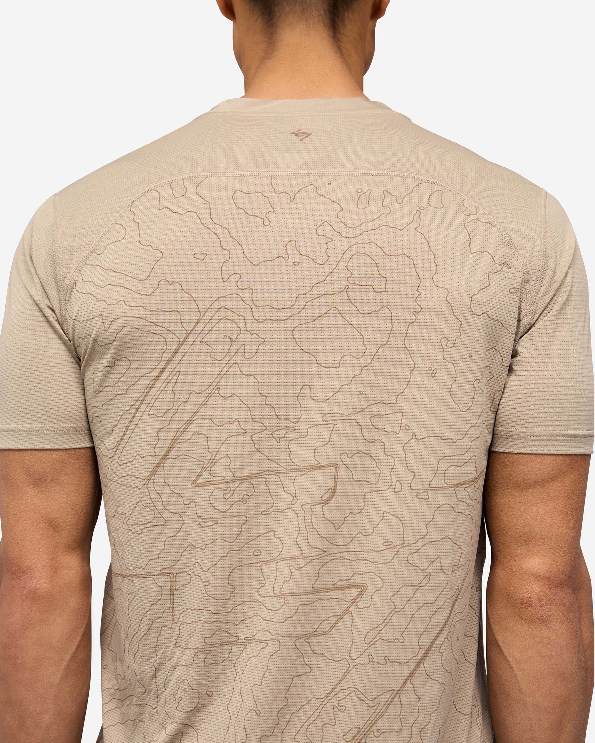 247 Contour Run T-Shirt - Pebble - Image 7