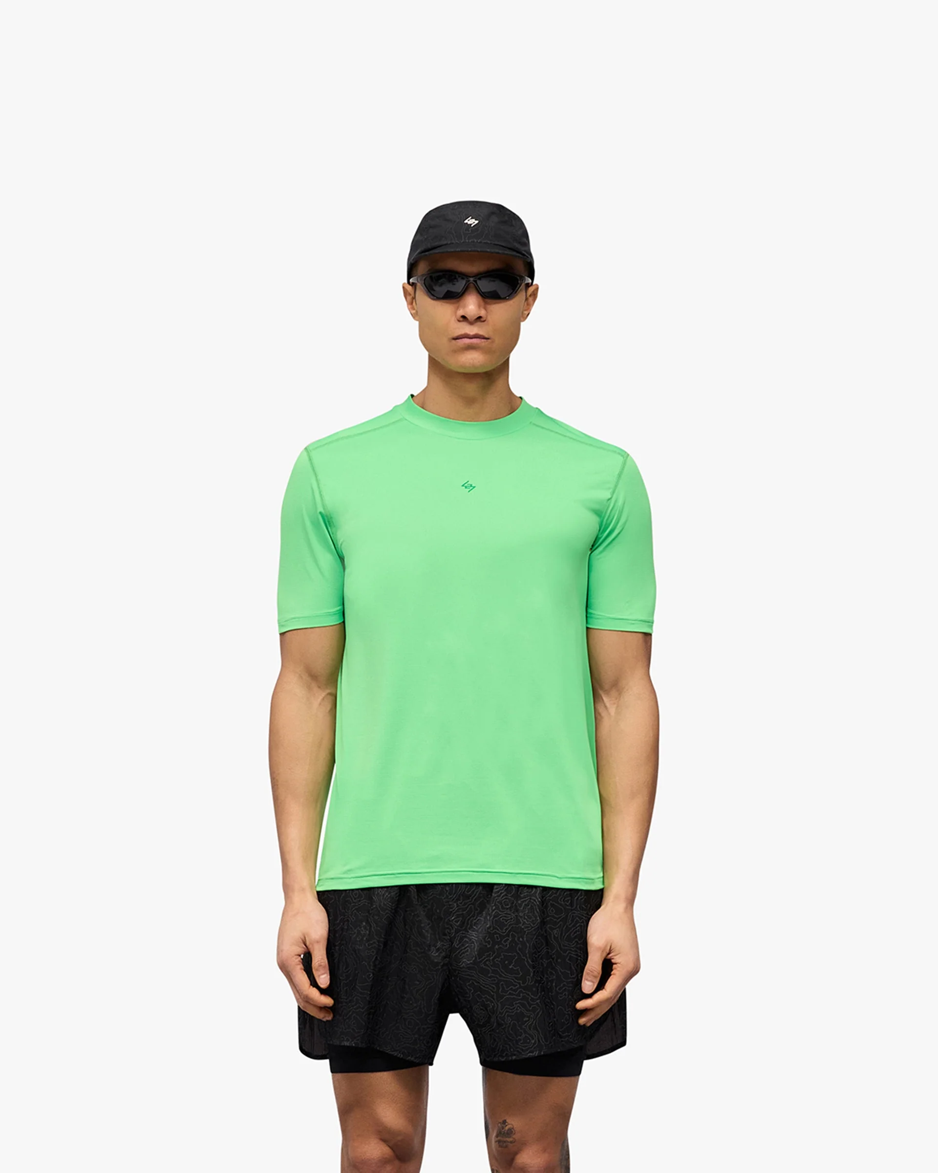 247 Contour Run T-Shirt - Speed Green - Image 3