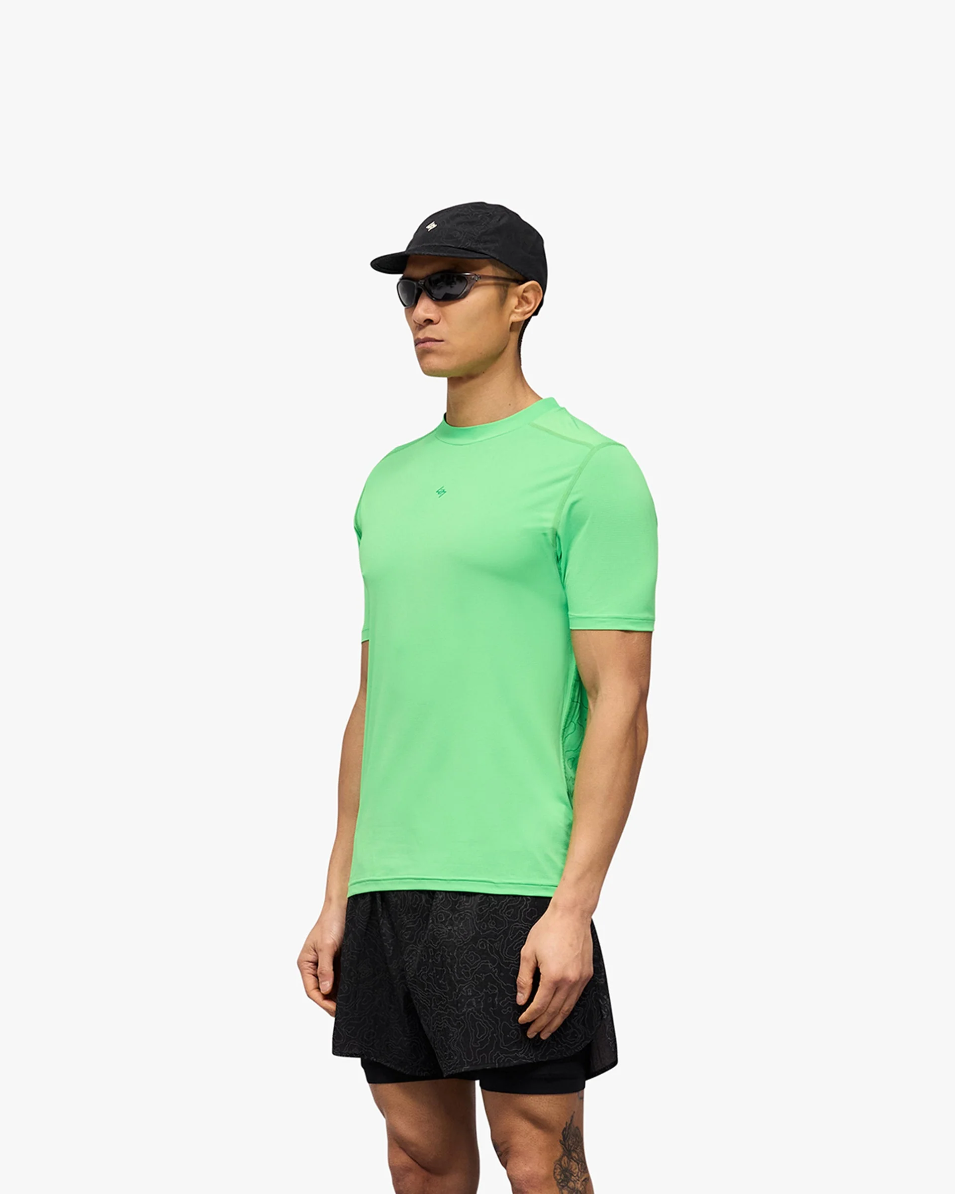 247 Contour Run T-Shirt - Speed Green - Image 4