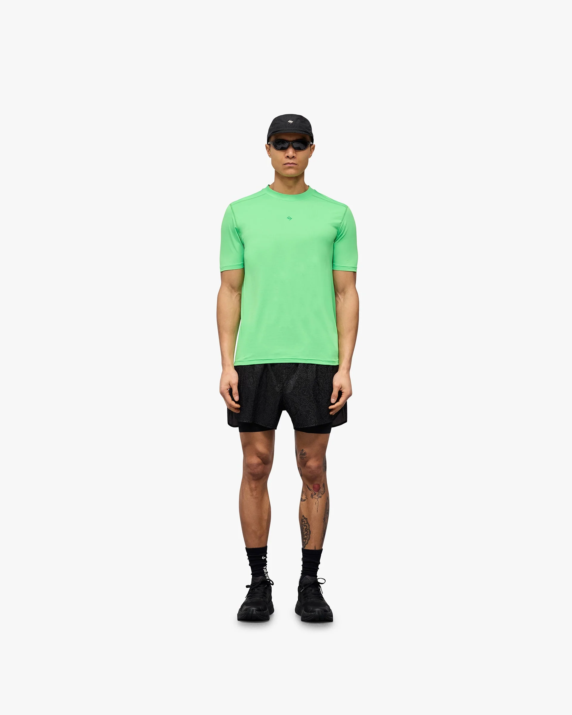 247 Contour Run T-Shirt - Speed Green - Image 6