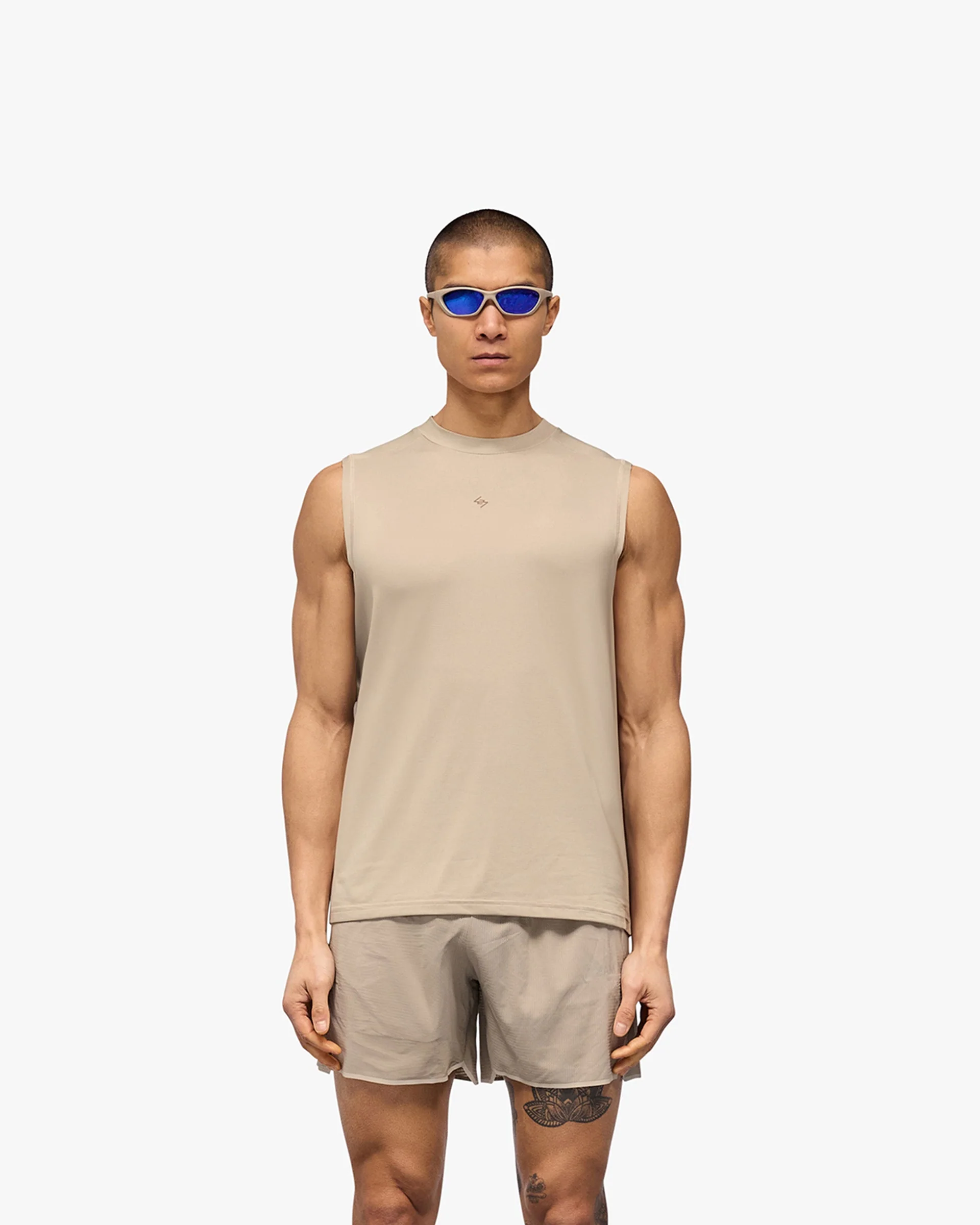 247 Contour Run Tank - Pebble - Image 3
