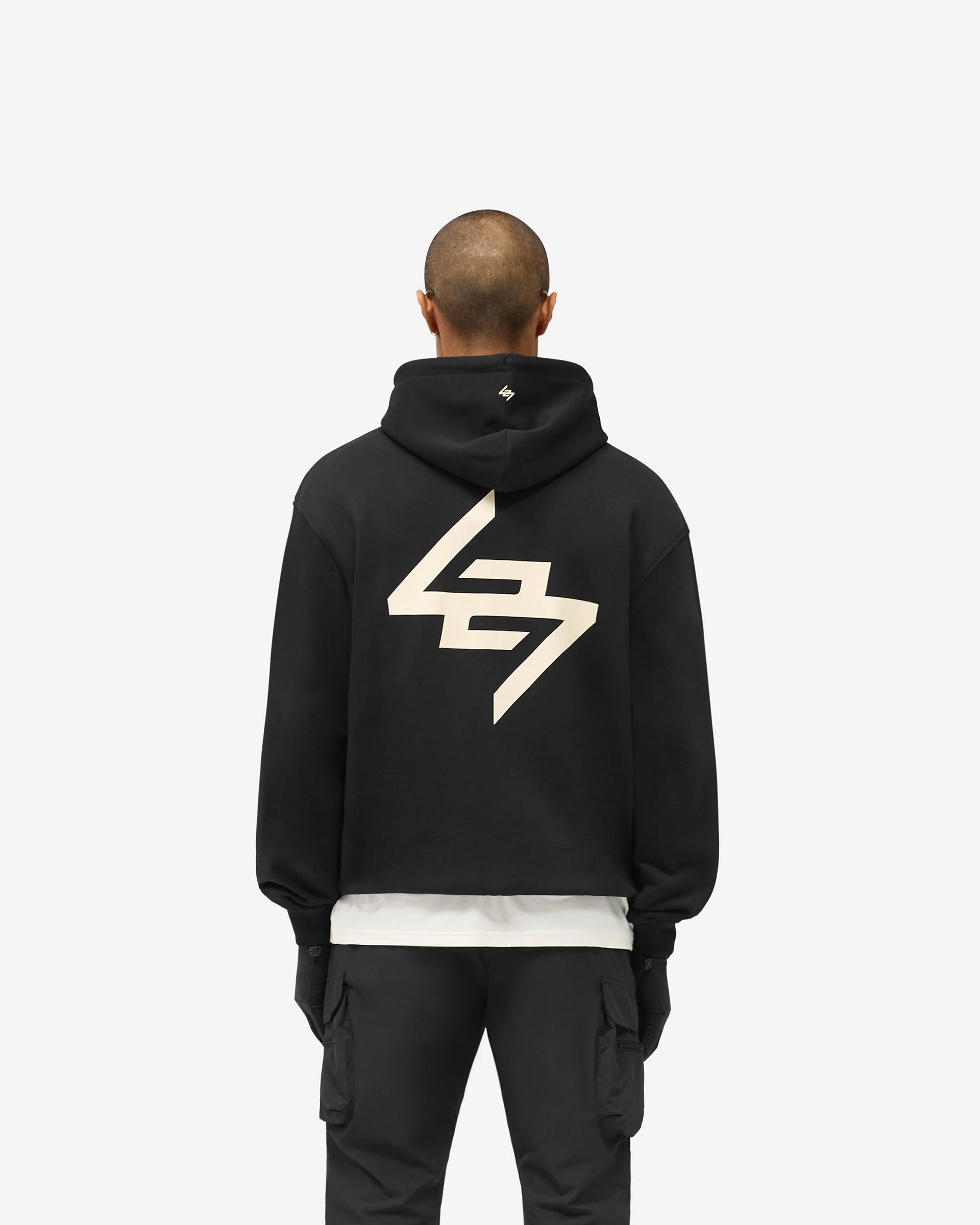 247 DNA Graphic Hoodie - Jet Black - Image 5