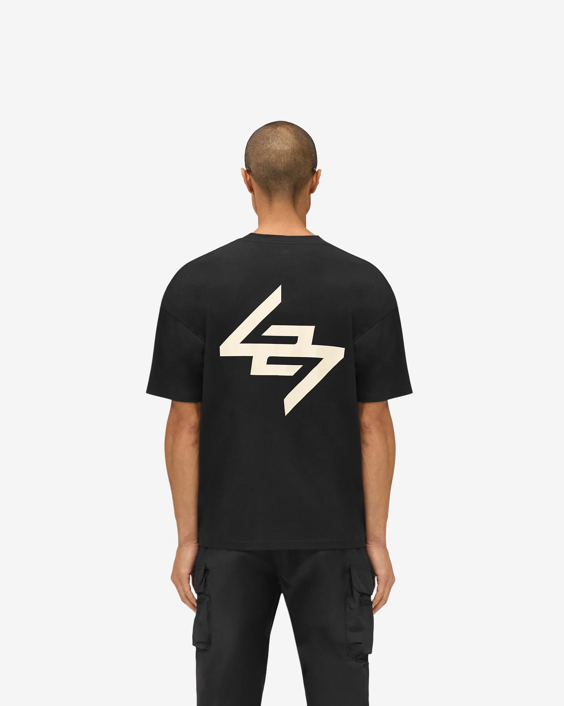247 DNA Graphic T-Shirt - Jet Black - Image 5