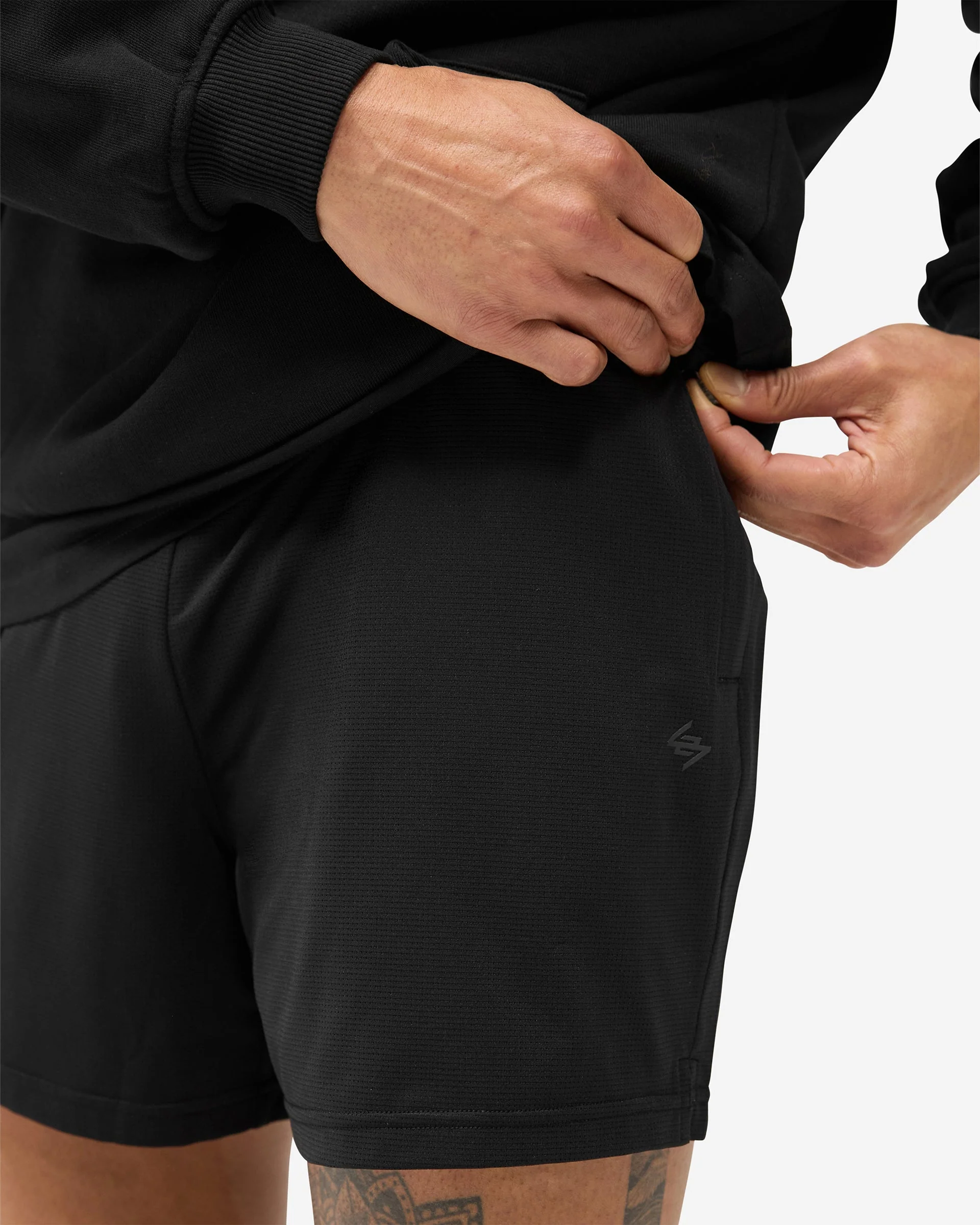 247 DNA Mesh Short - Jet Black - Image 6