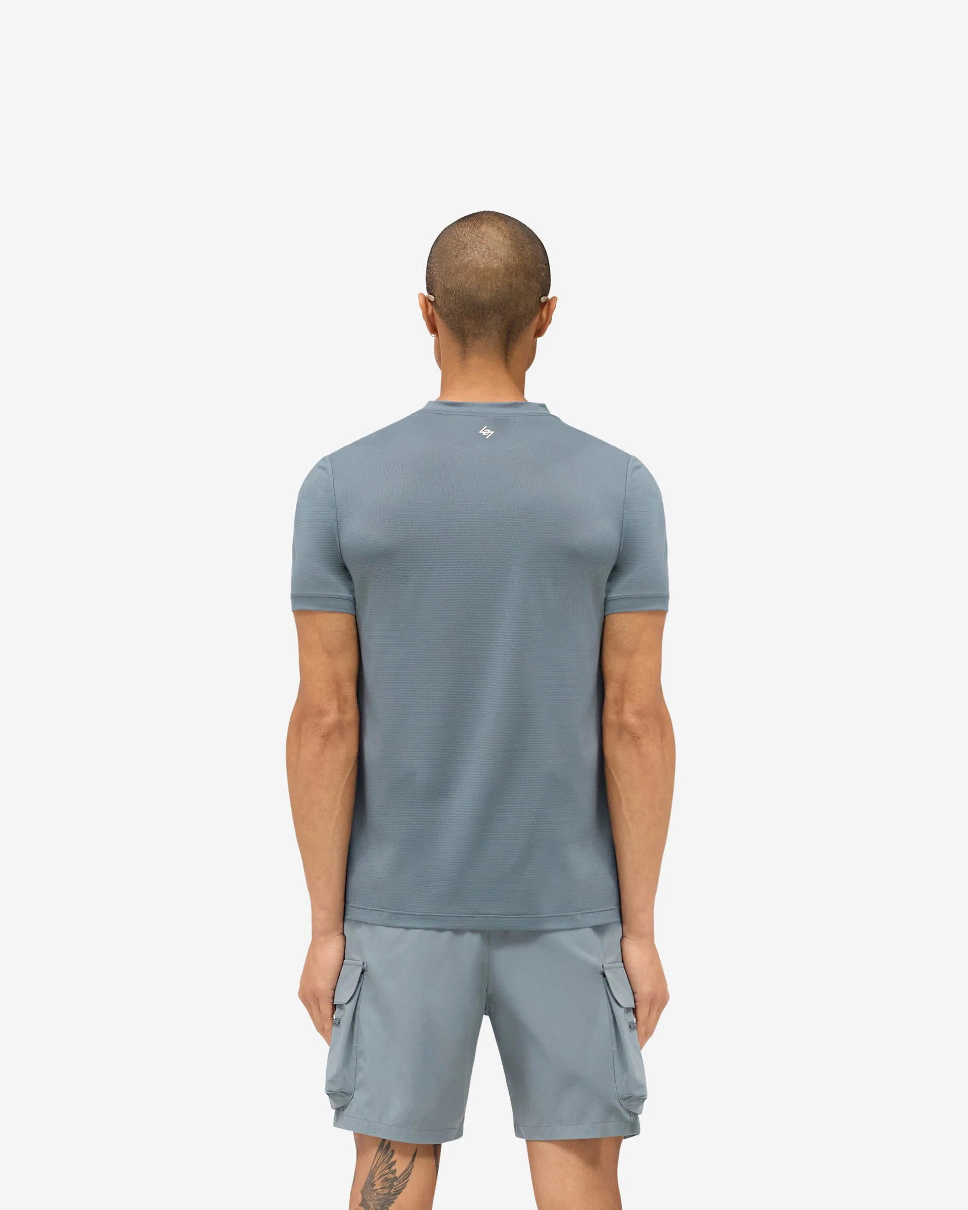 247 DNA Mesh T-Shirt - Dusky Navy - Image 4