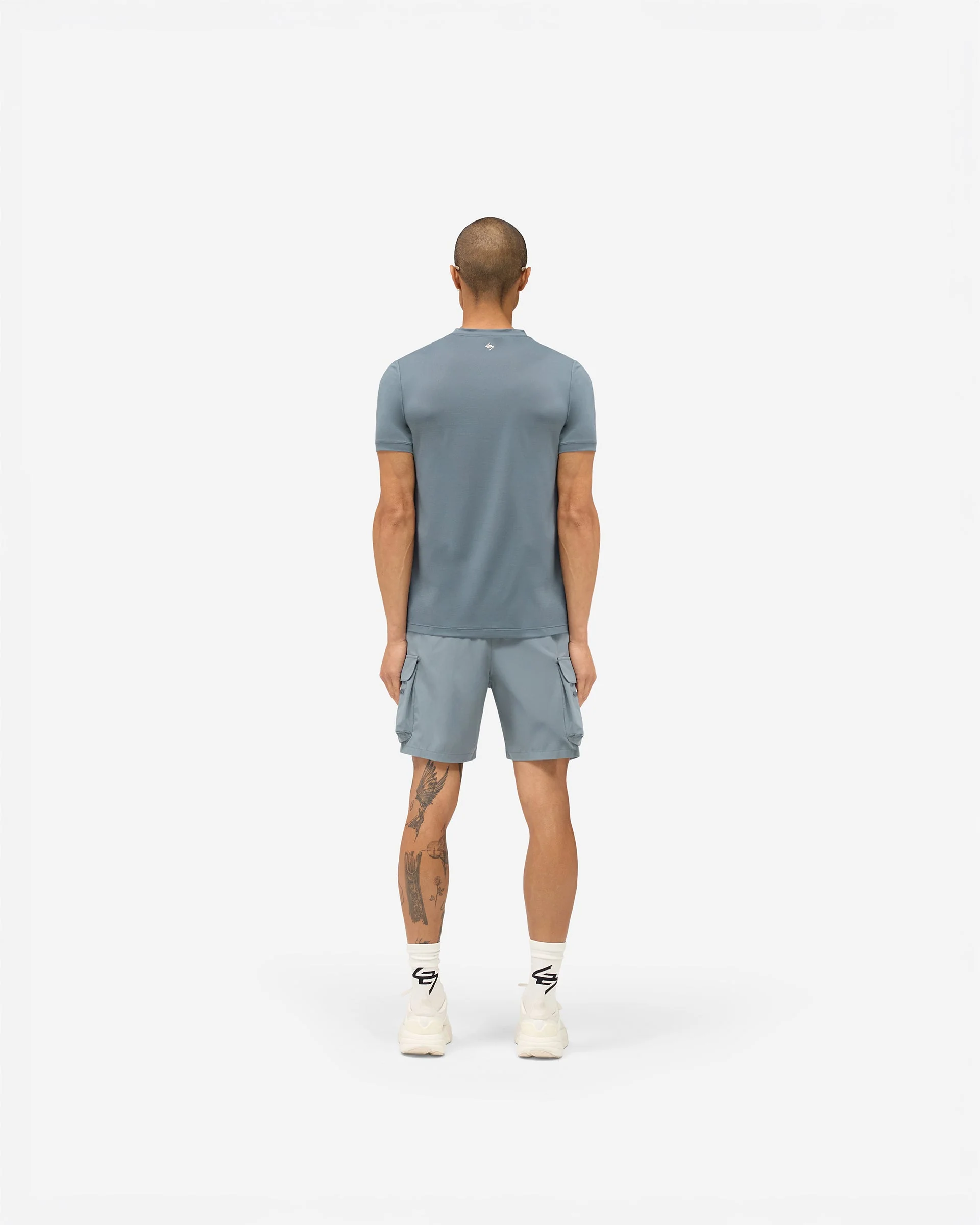 247 DNA Mesh T-Shirt - Dusky Navy - Image 9