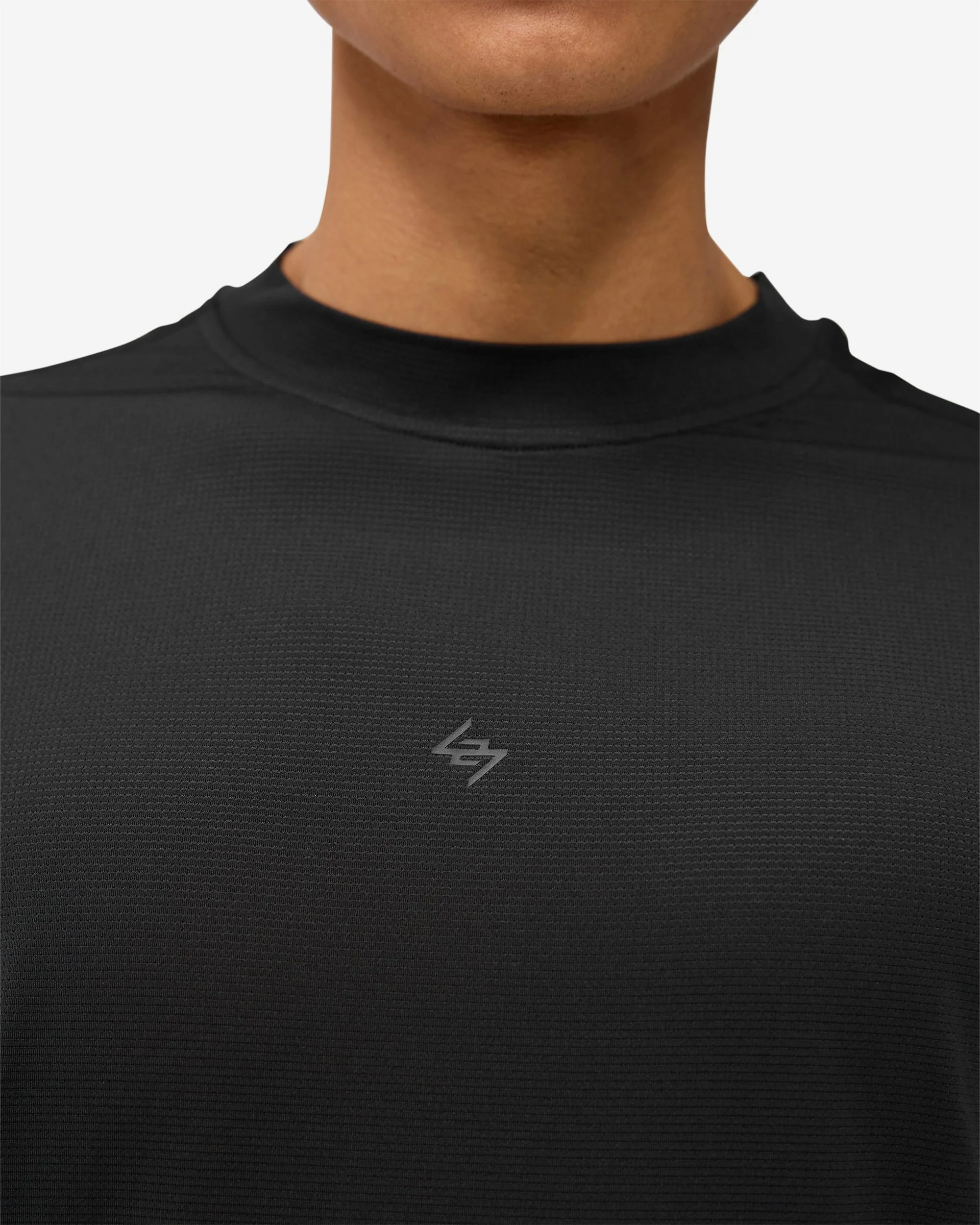 247 DNA Mesh T-Shirt - Jet Black - Image 6