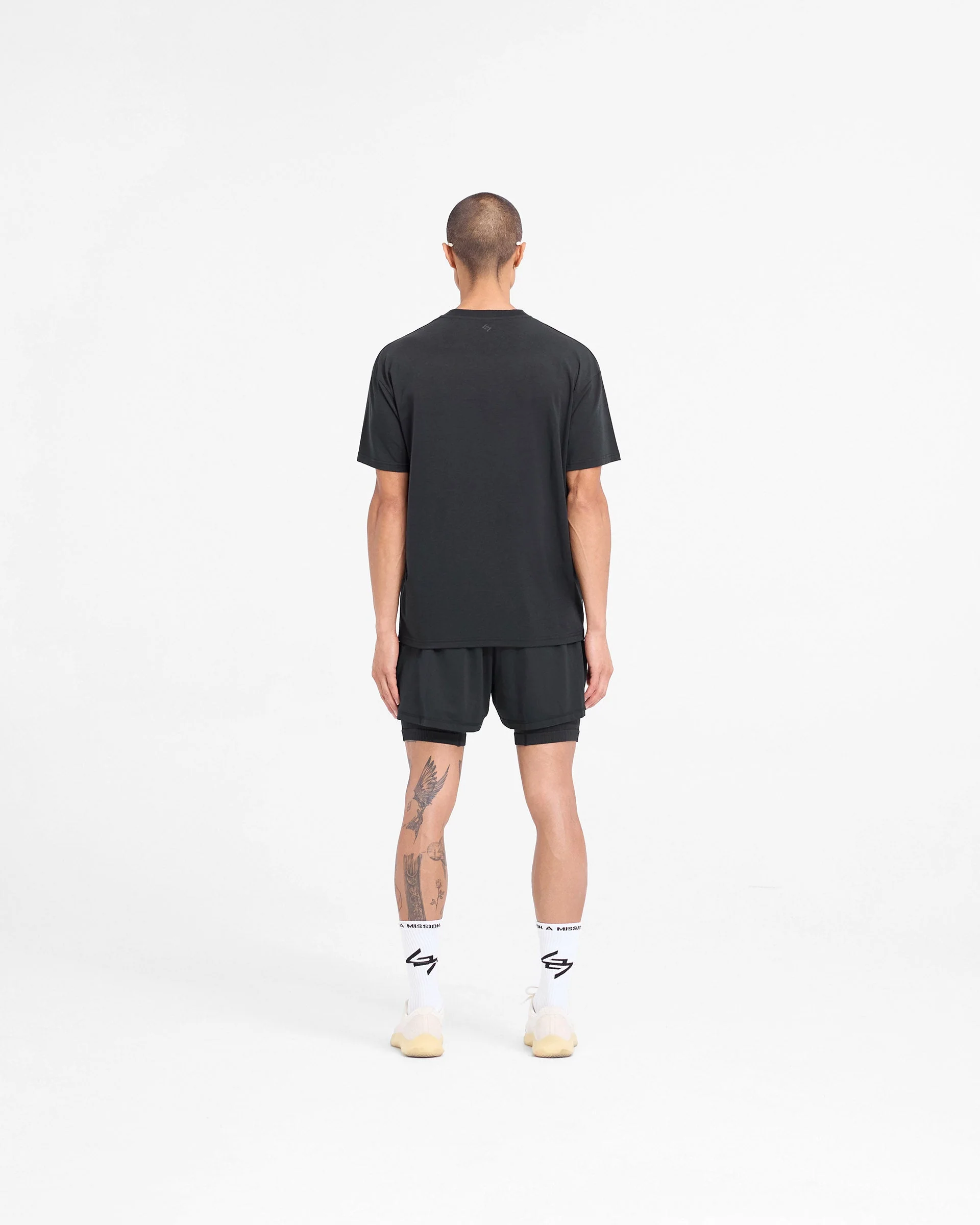 247 DNA Oversized T-Shirt - Black - Image 8