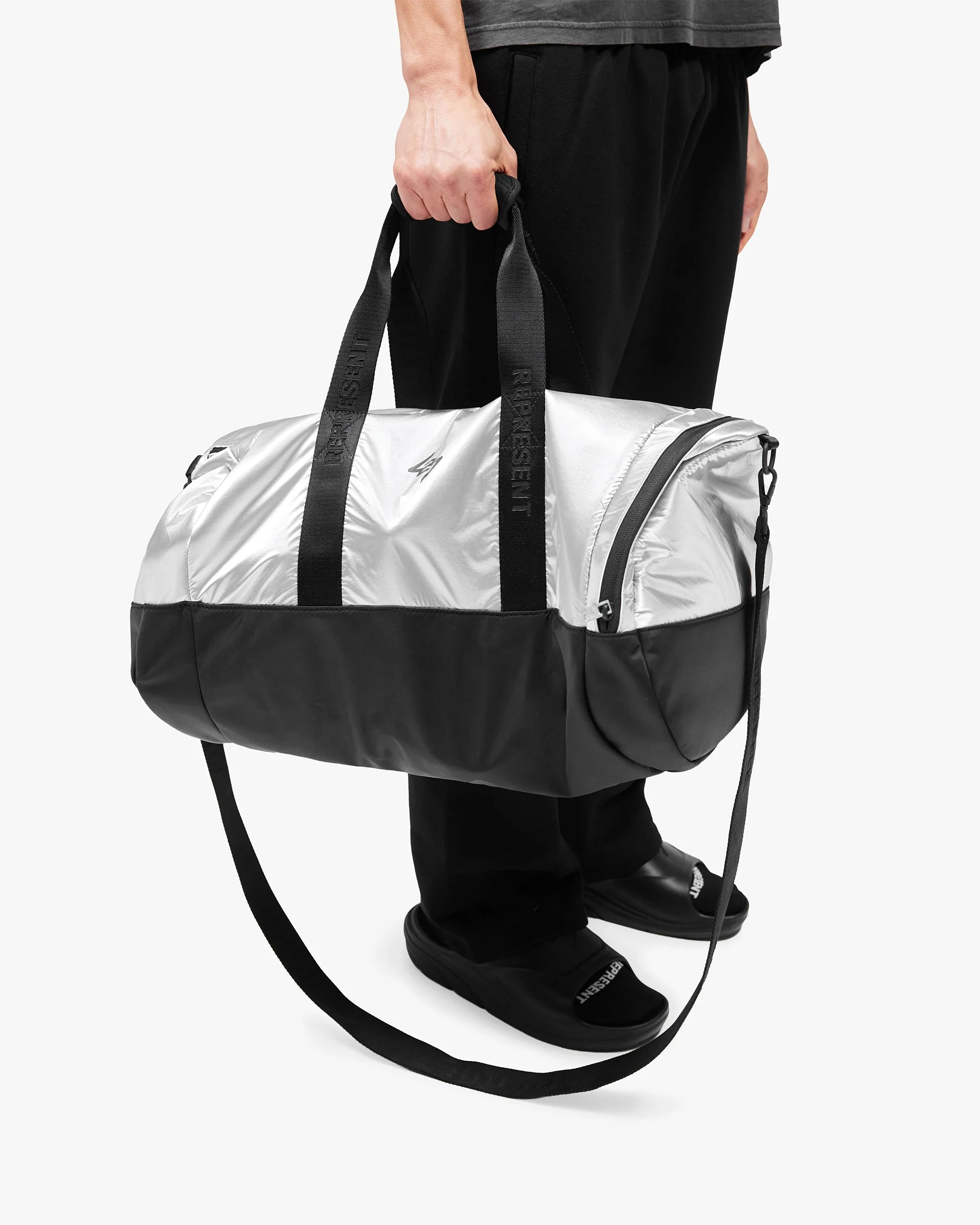 247 Duffle Gym Bag - Silver - Image 5