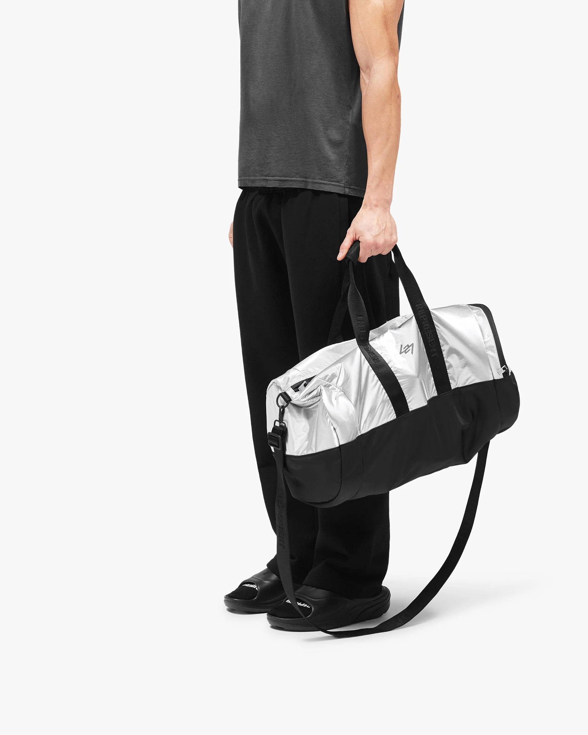 247 Duffle Gym Bag - Silver - Image 7