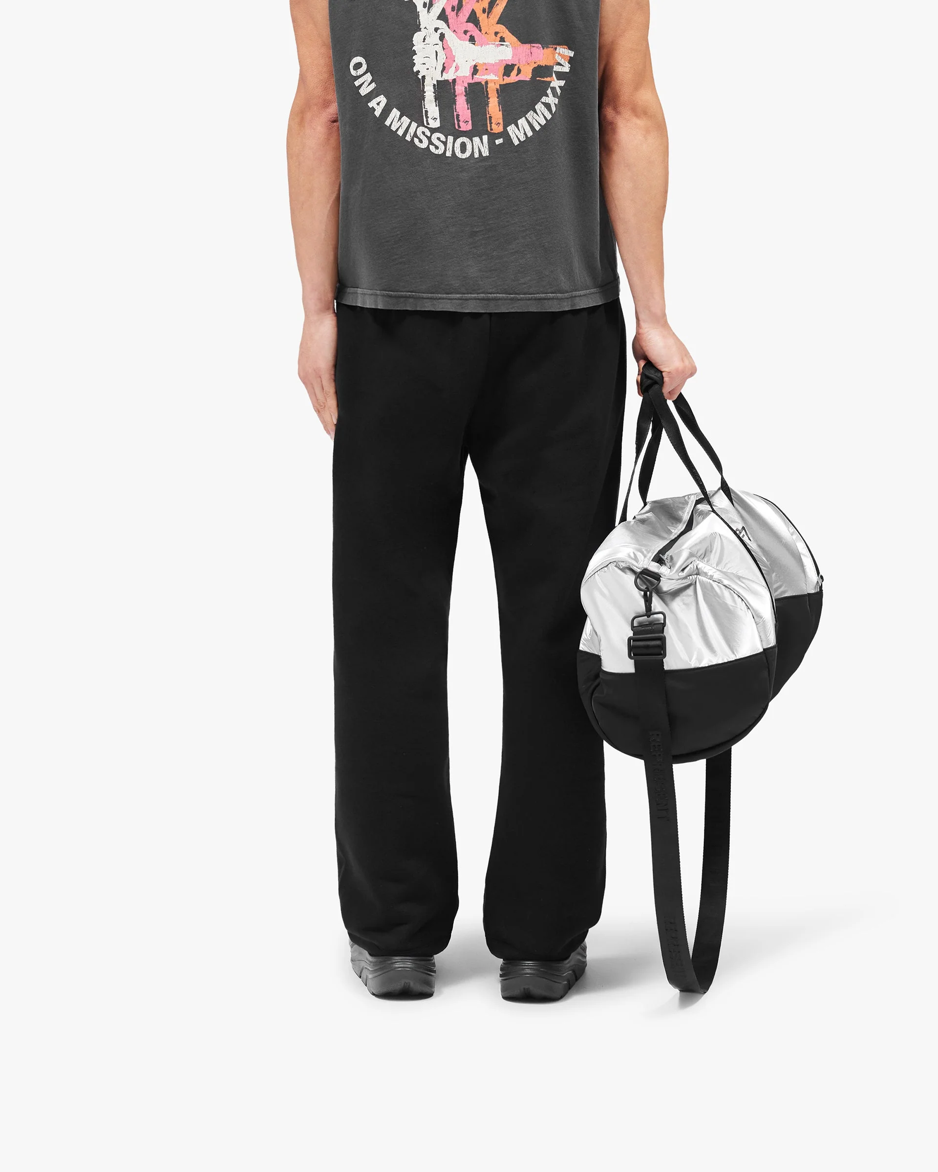 247 Duffle Gym Bag - Silver - Image 8