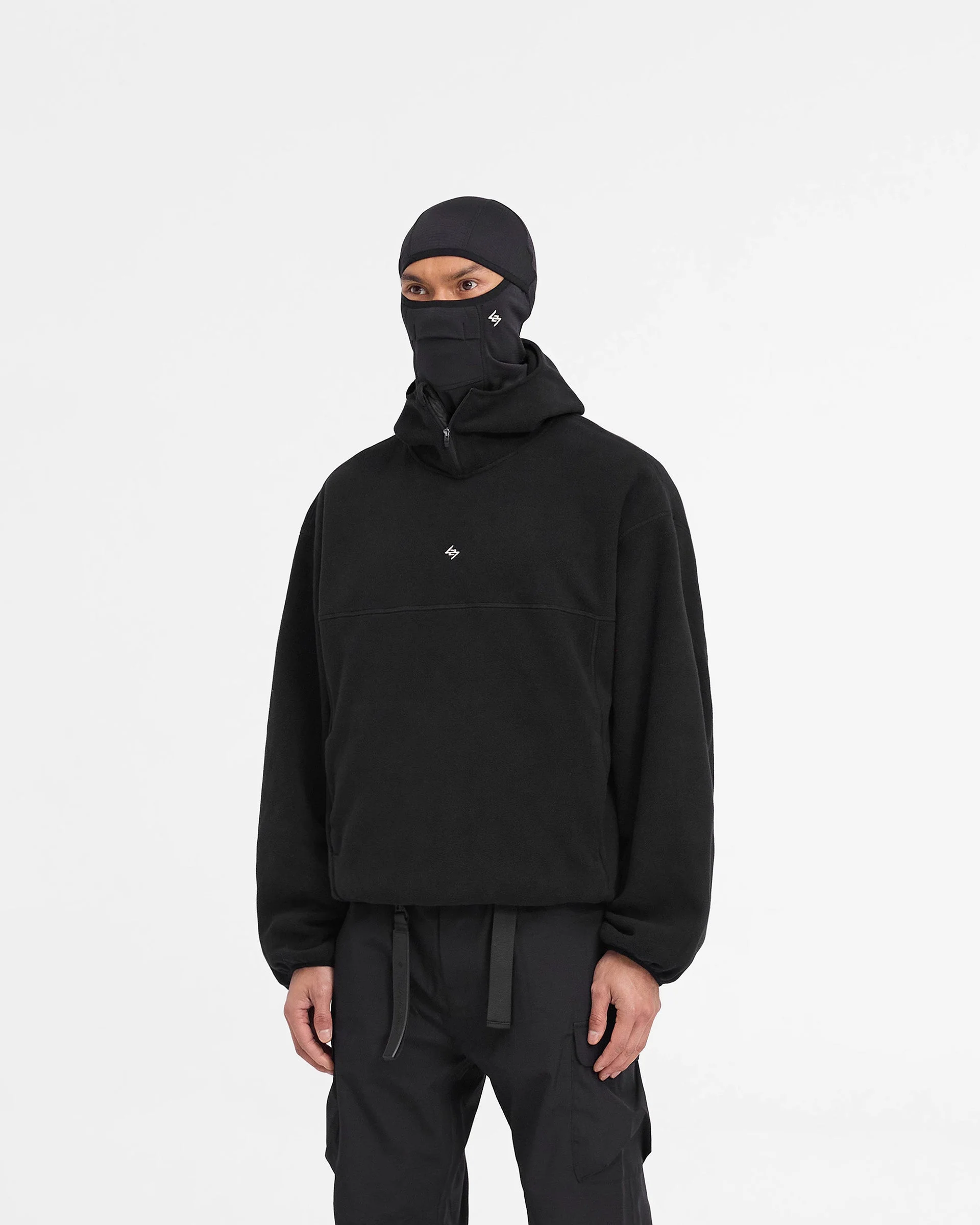 247 Fleece Hoodie - Black - Image 4