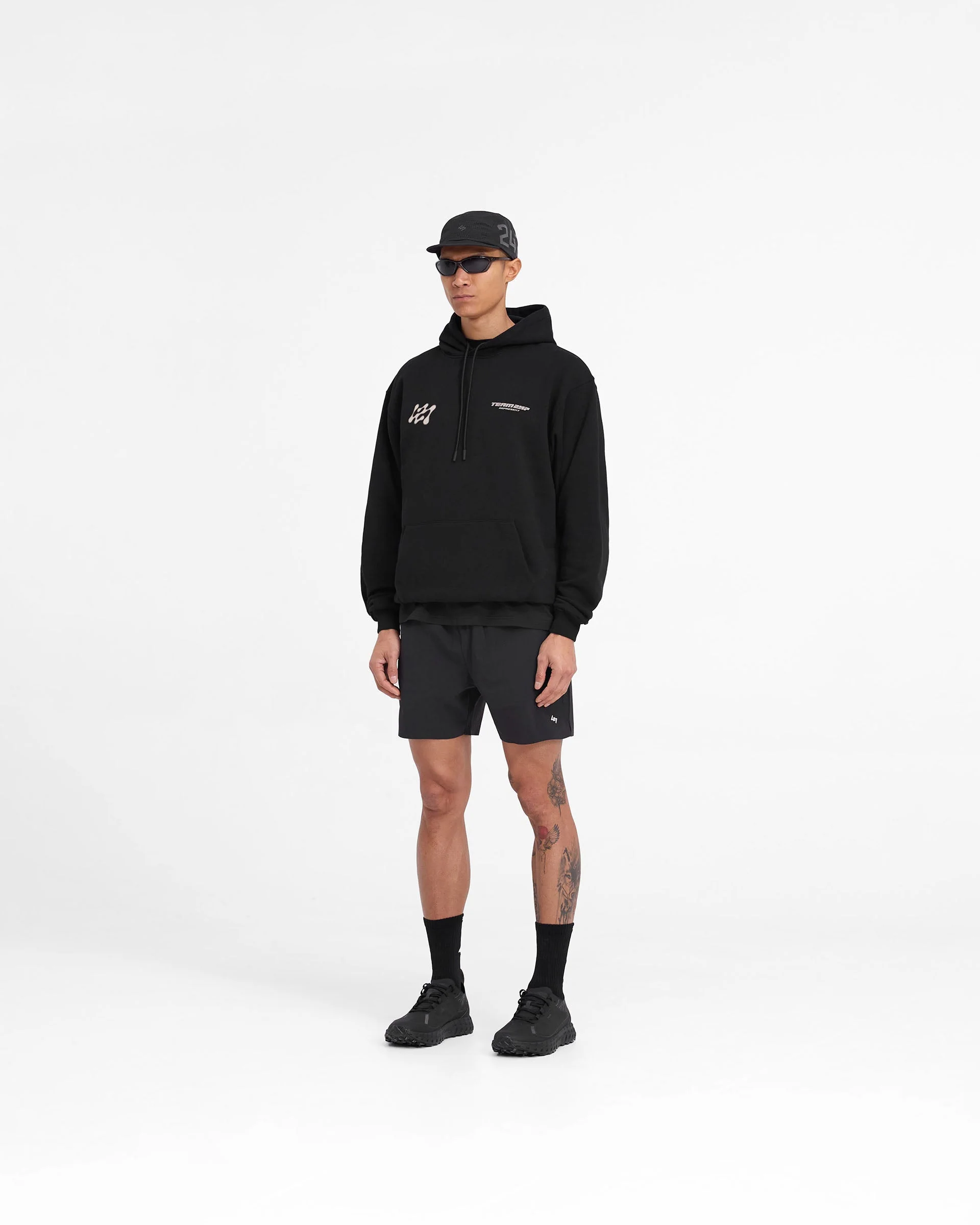 247 Future Terrains Oversized Hoodie - Black - Image 7