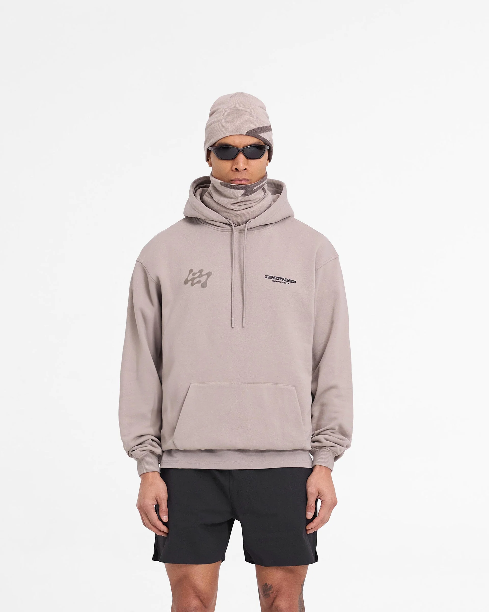 247 Future Terrains Oversized Hoodie - Moonrock - Image 3