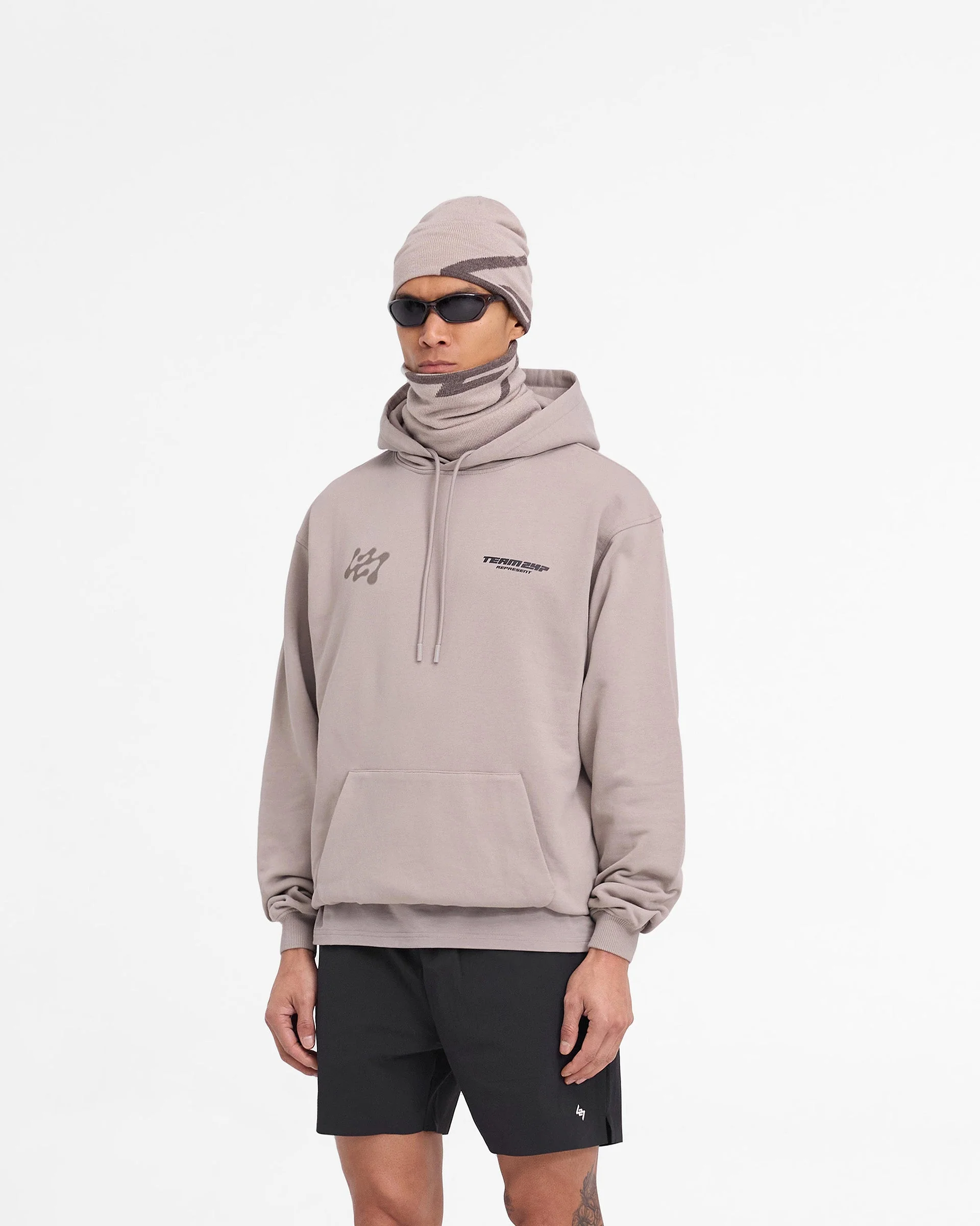 247 Future Terrains Oversized Hoodie - Moonrock - Image 4