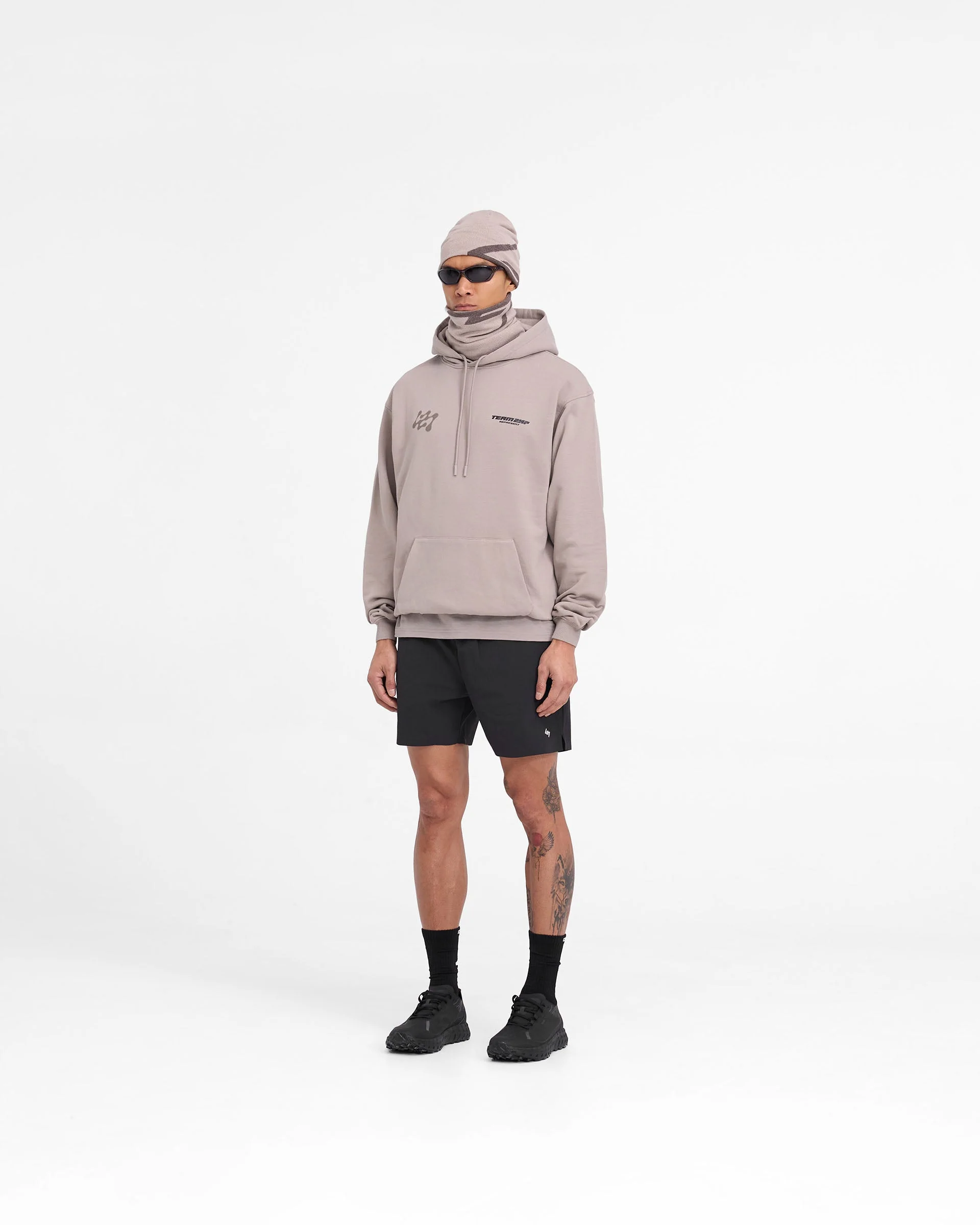 247 Future Terrains Oversized Hoodie - Moonrock - Image 7