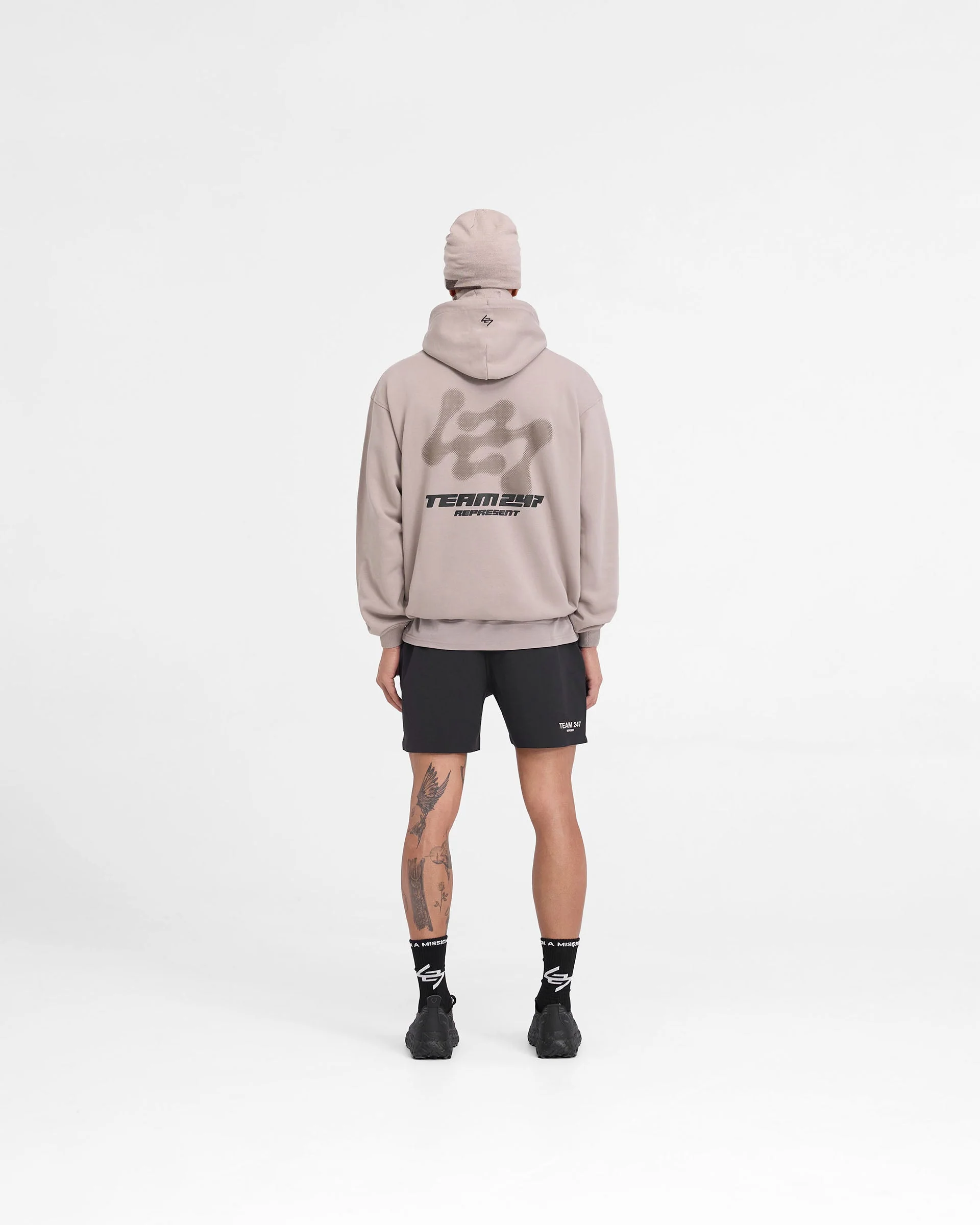 247 Future Terrains Oversized Hoodie - Moonrock - Image 8