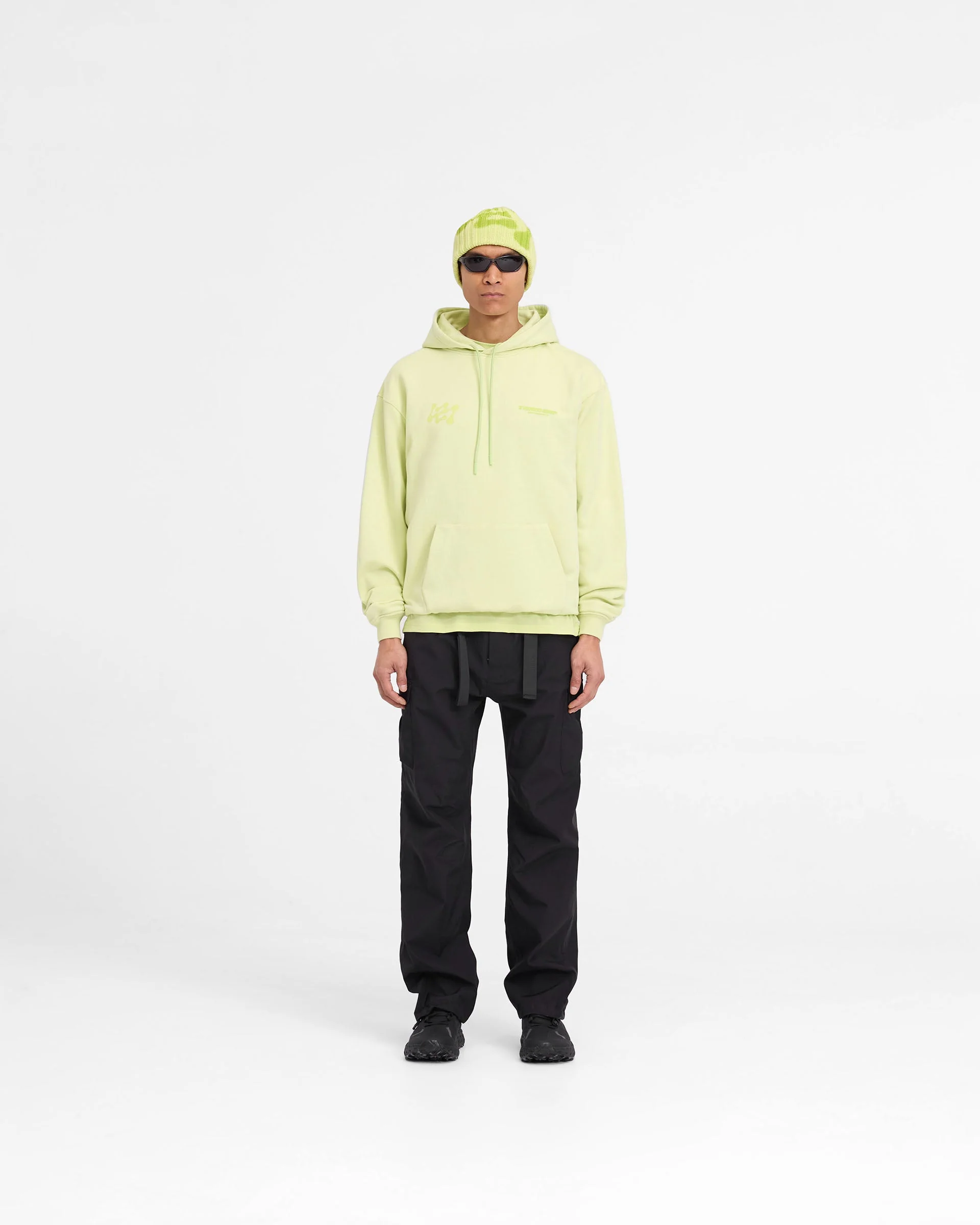 247 Future Terrains Oversized Hoodie - Shadow Lime - Image 6