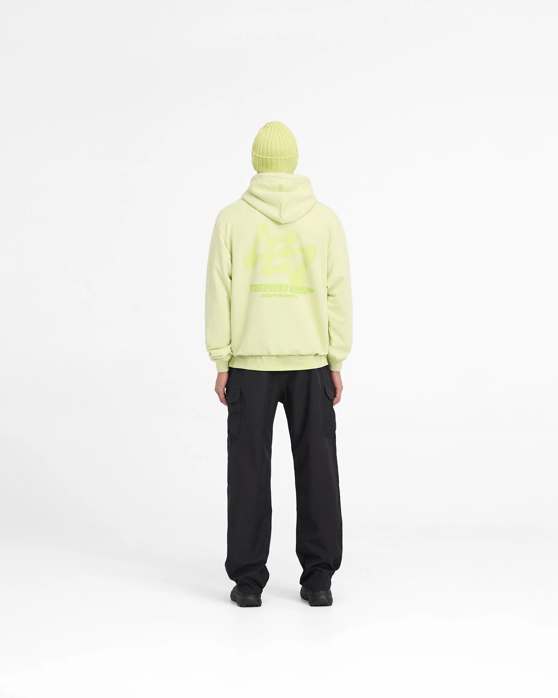 247 Future Terrains Oversized Hoodie - Shadow Lime - Image 8