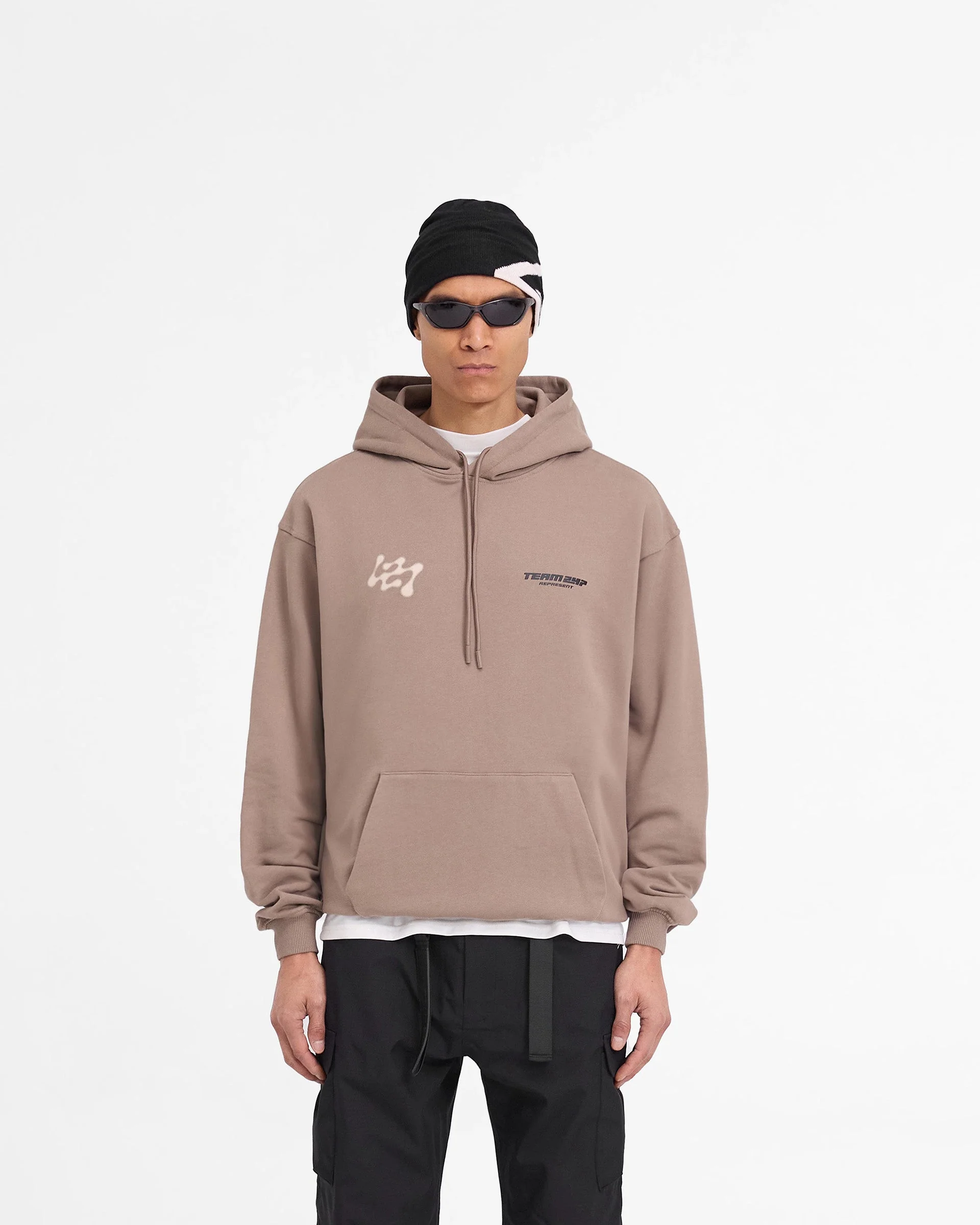 247 Future Terrains Oversized Hoodie - Umber - Image 3