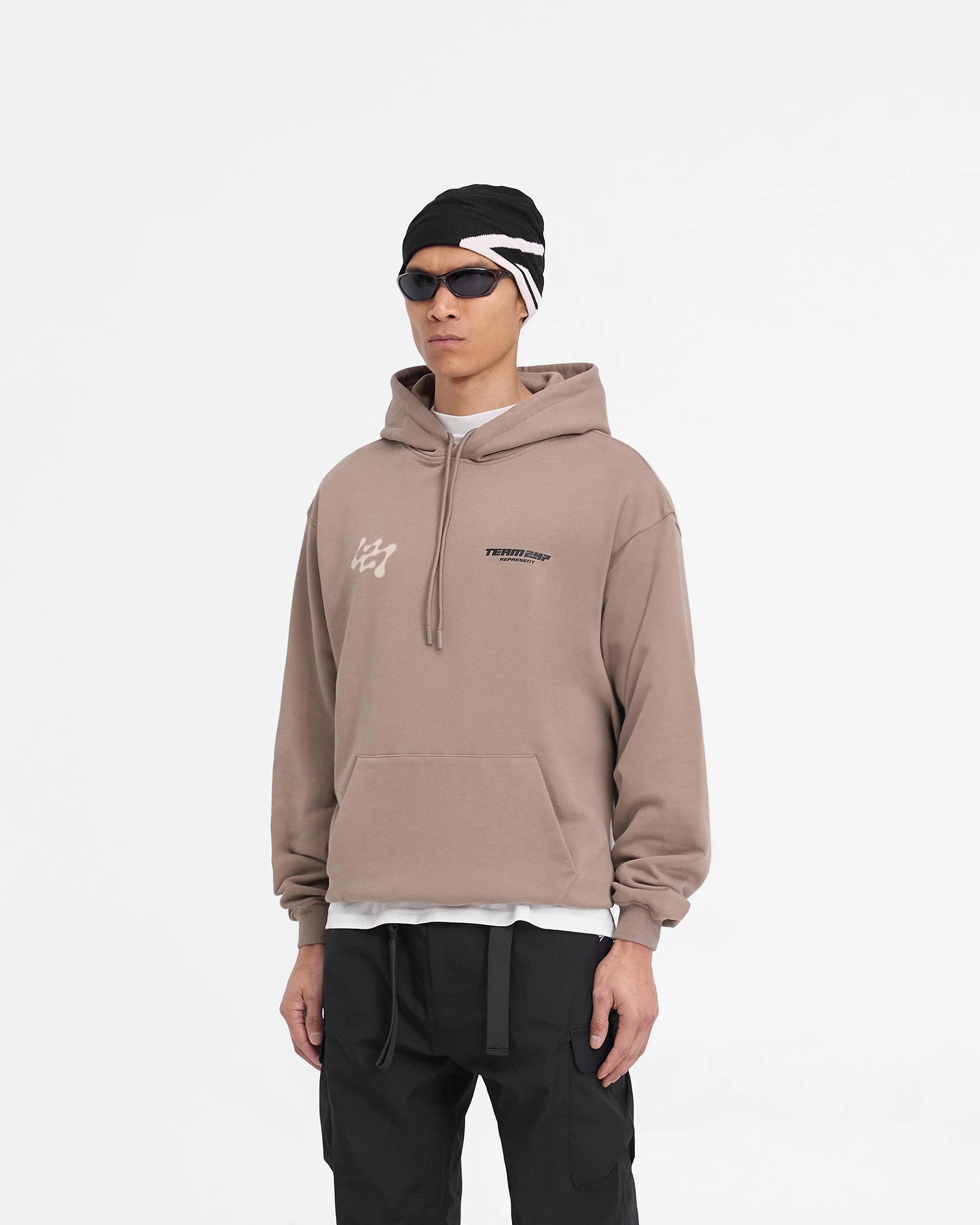 247 Future Terrains Oversized Hoodie - Umber - Image 4