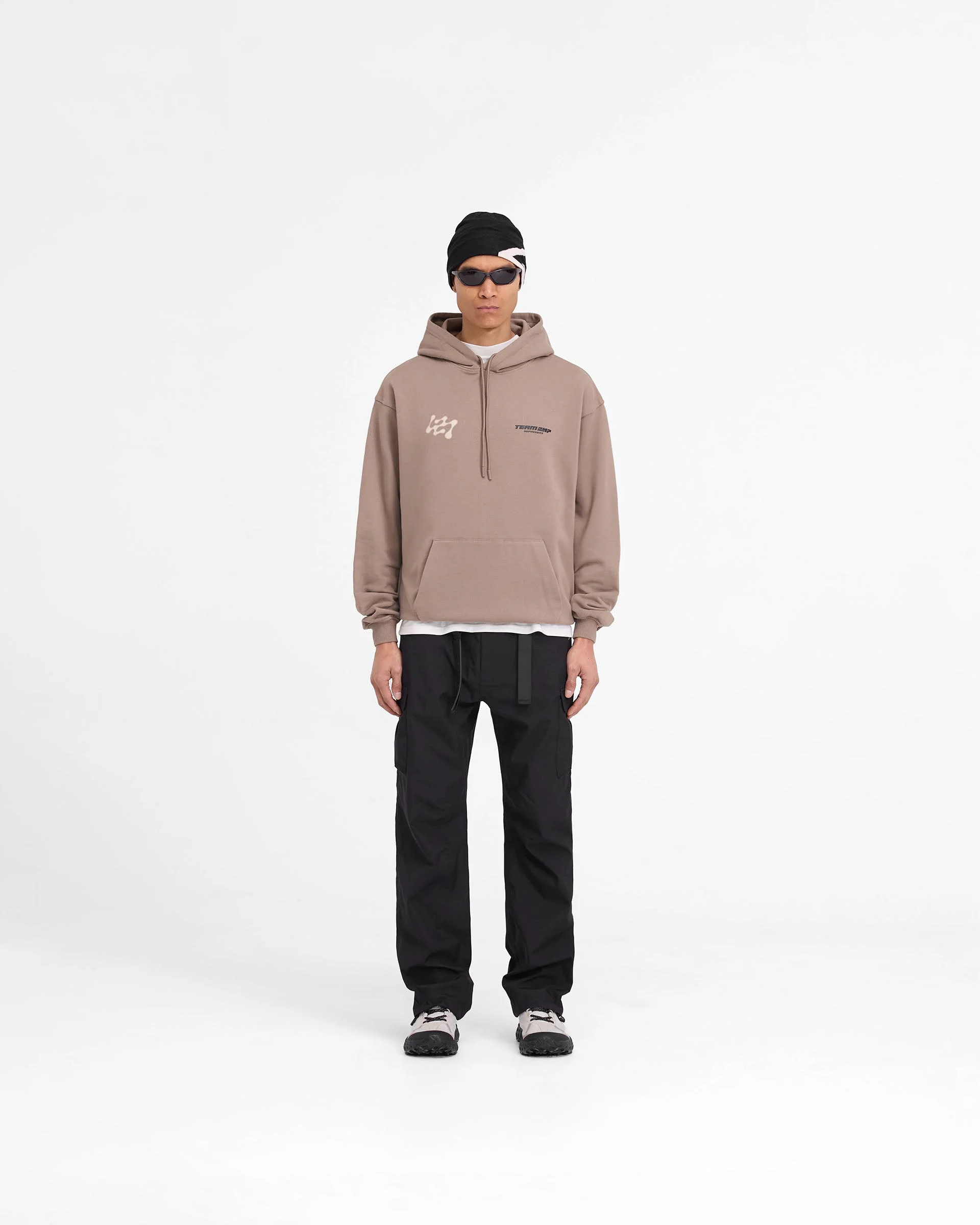 247 Future Terrains Oversized Hoodie - Umber - Image 6