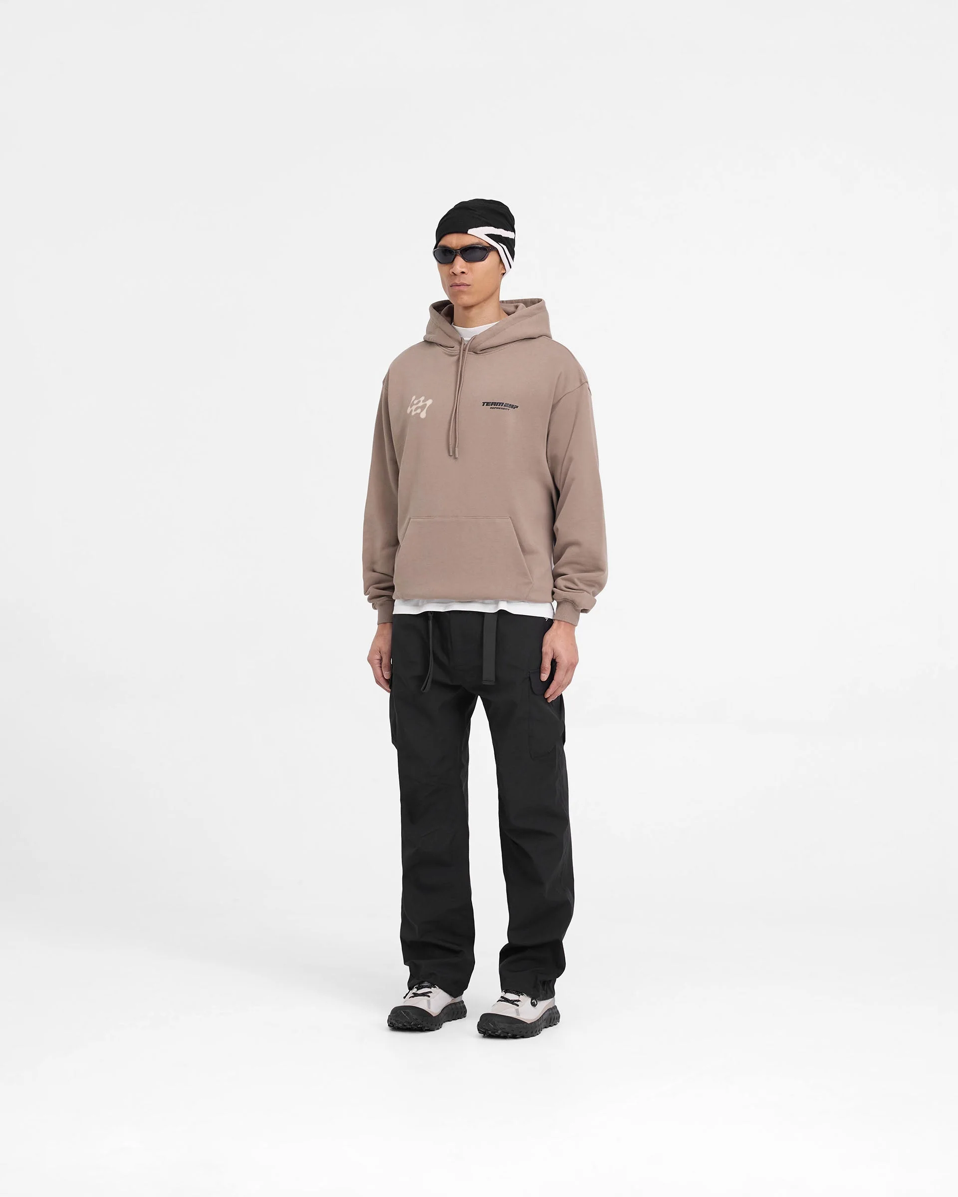 247 Future Terrains Oversized Hoodie - Umber - Image 7