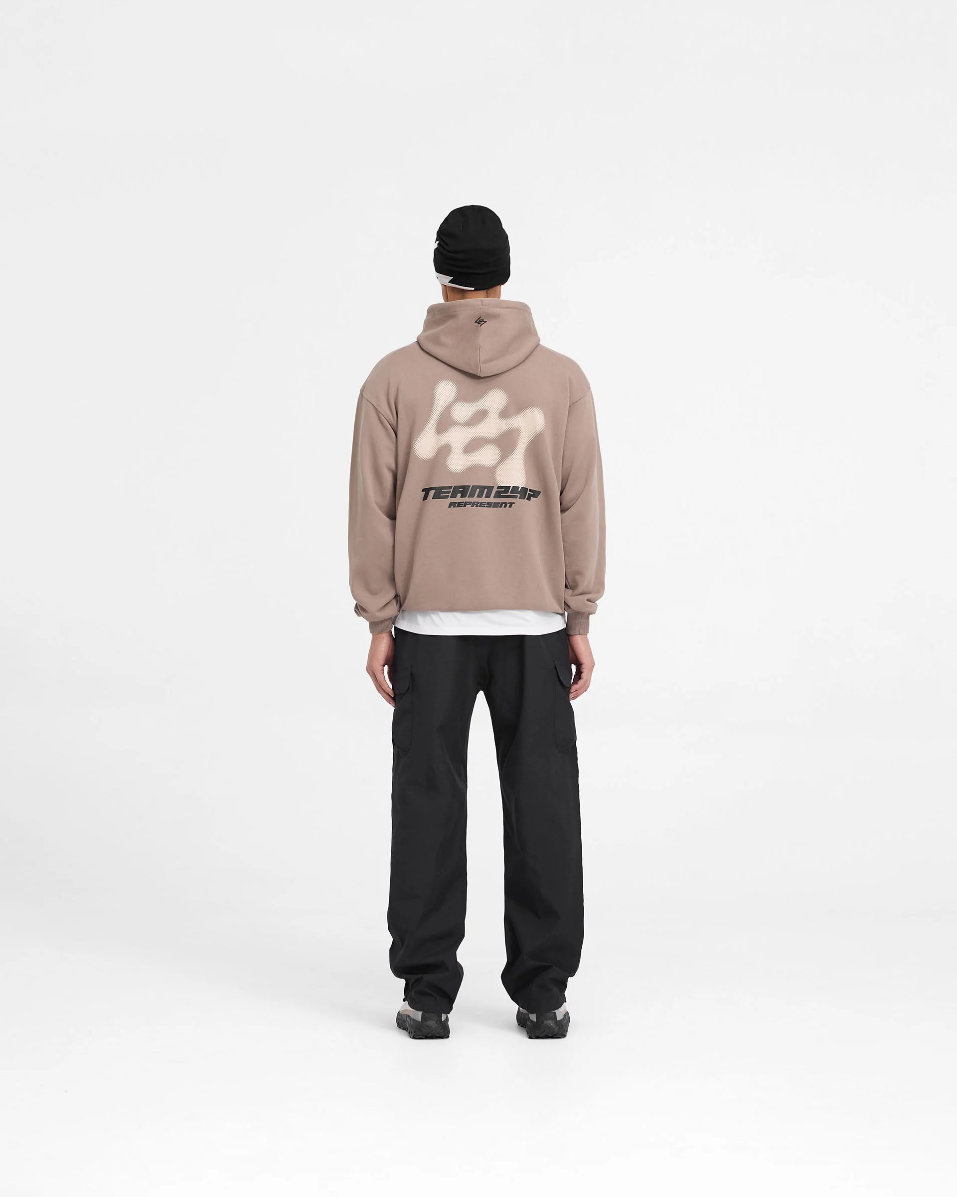 247 Future Terrains Oversized Hoodie - Umber - Image 8