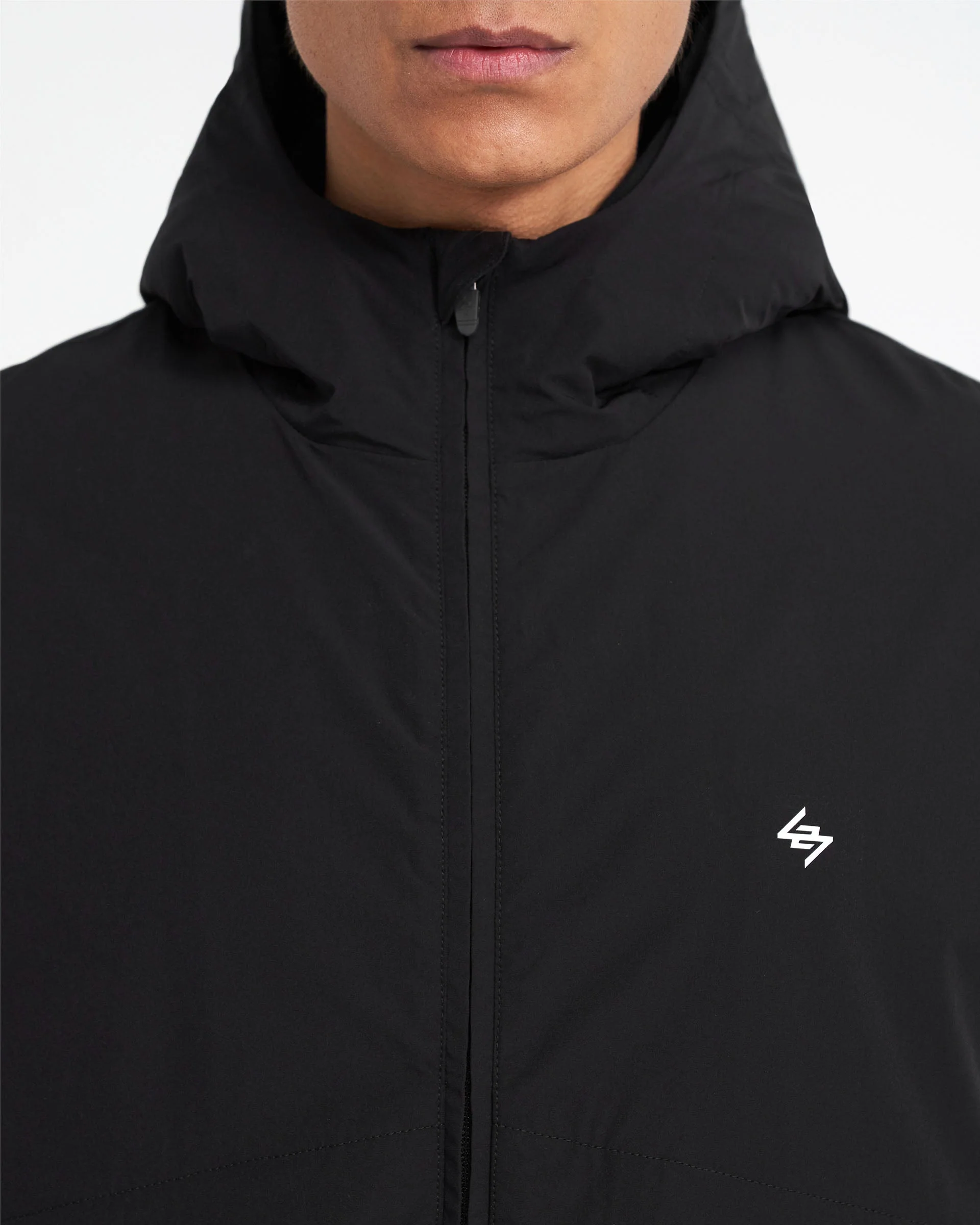 247 Hooded Training Jacket - Jet Black - Image 5