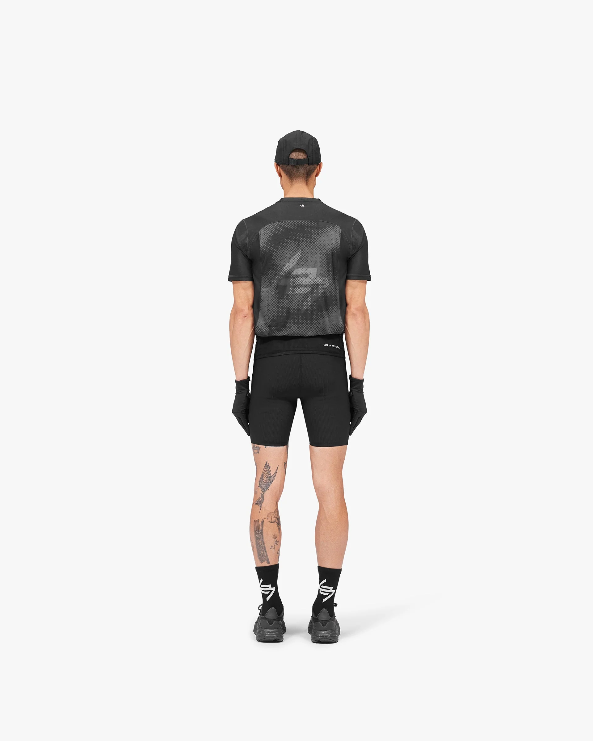 247 Hybrid T-Shirt - Black Fade Out - Image 8