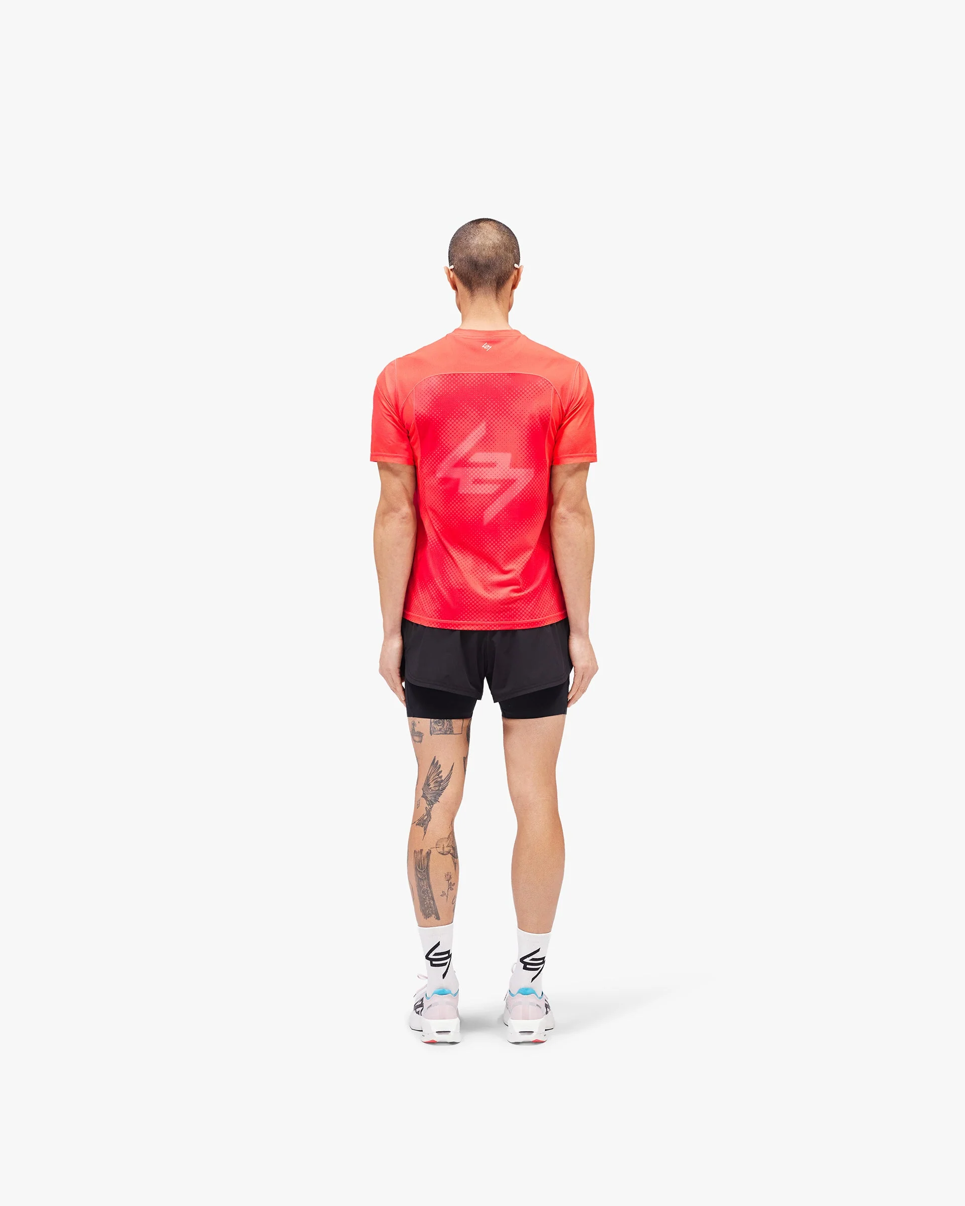 247 Hybrid T-Shirt - Red Fade Out - Image 8