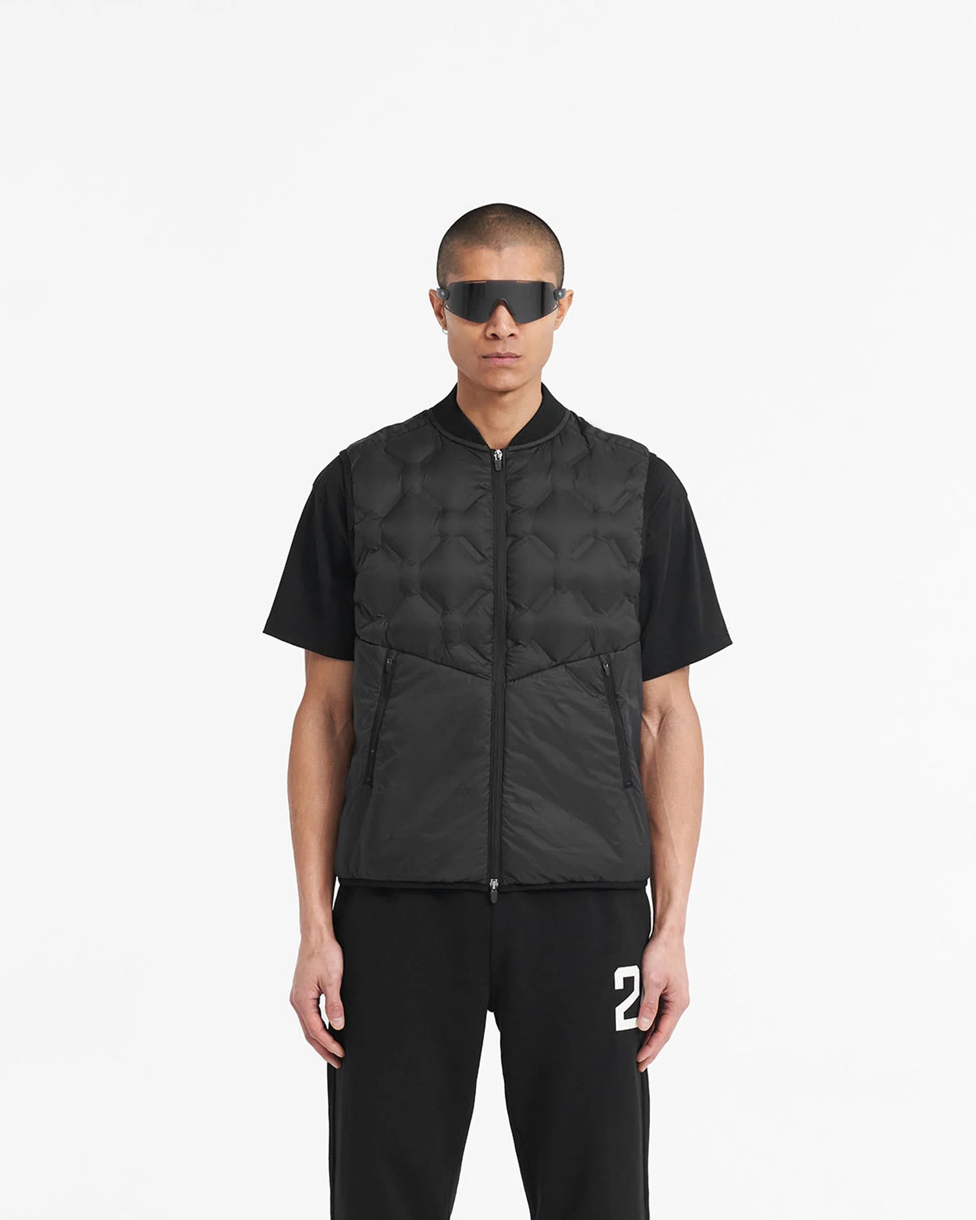 247 Lightweight Gilet - Black - Image 3