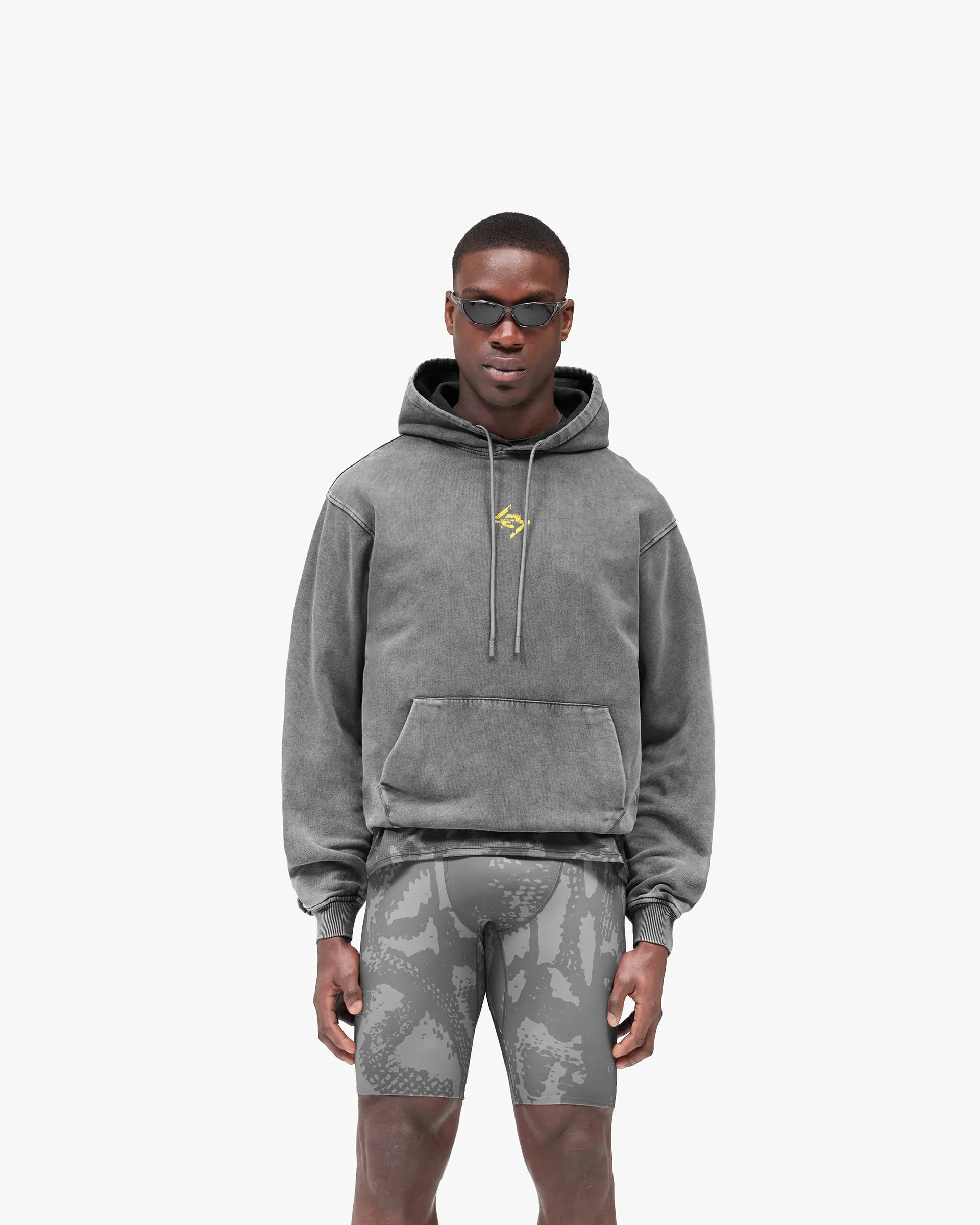 247 London Hoodie - Aged Grey - Image 3