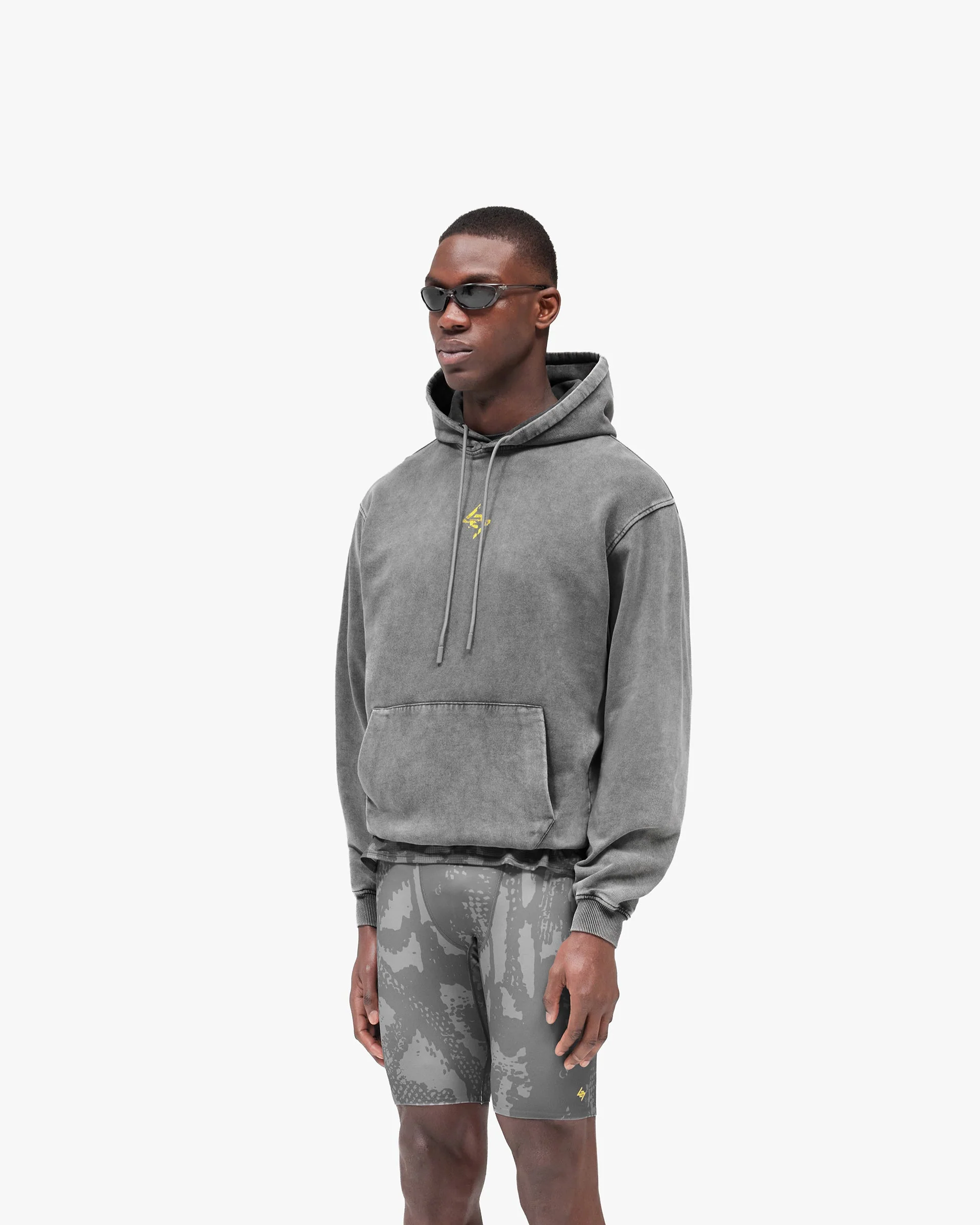 247 London Hoodie - Aged Grey - Image 4