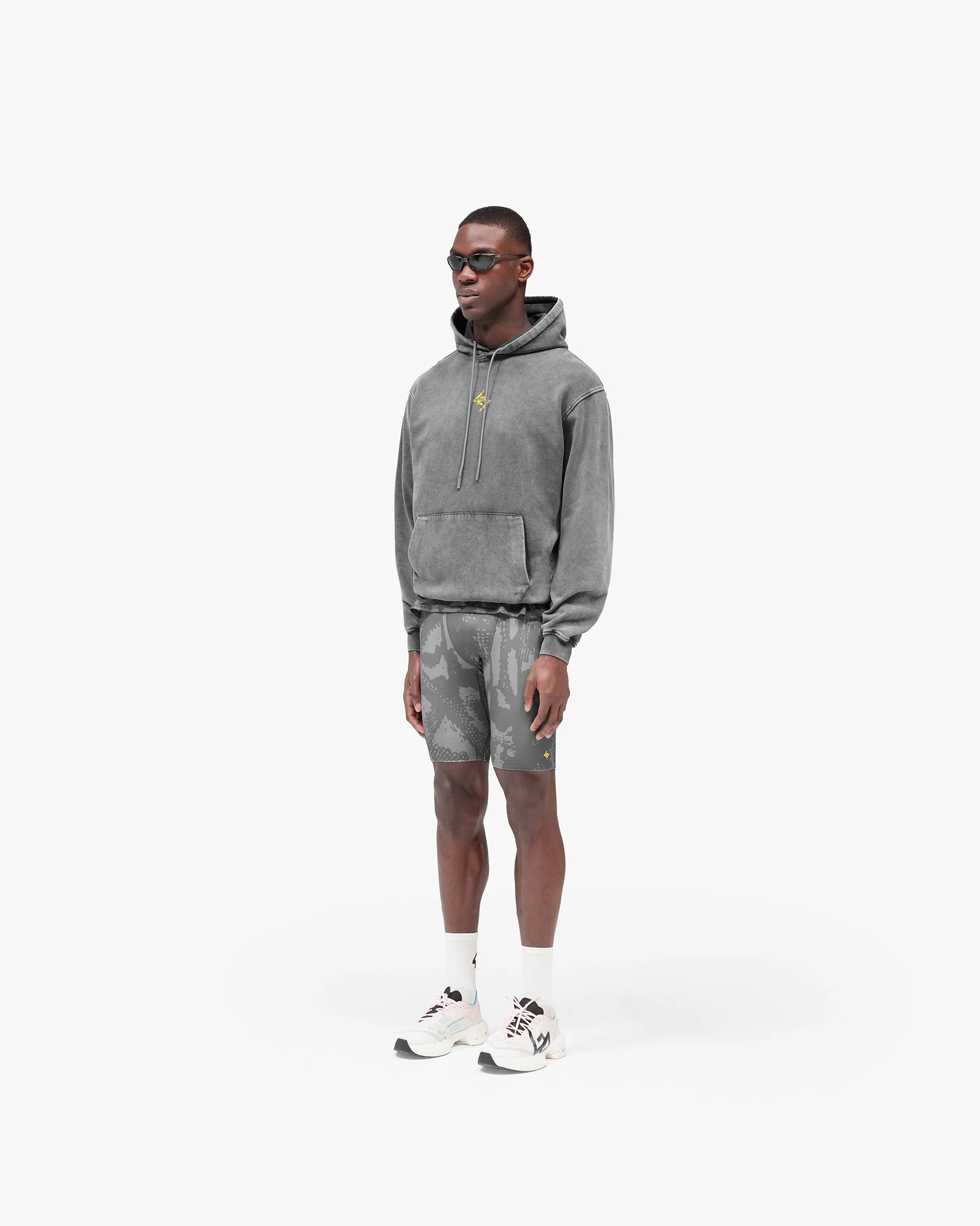 247 London Hoodie - Aged Grey - Image 7
