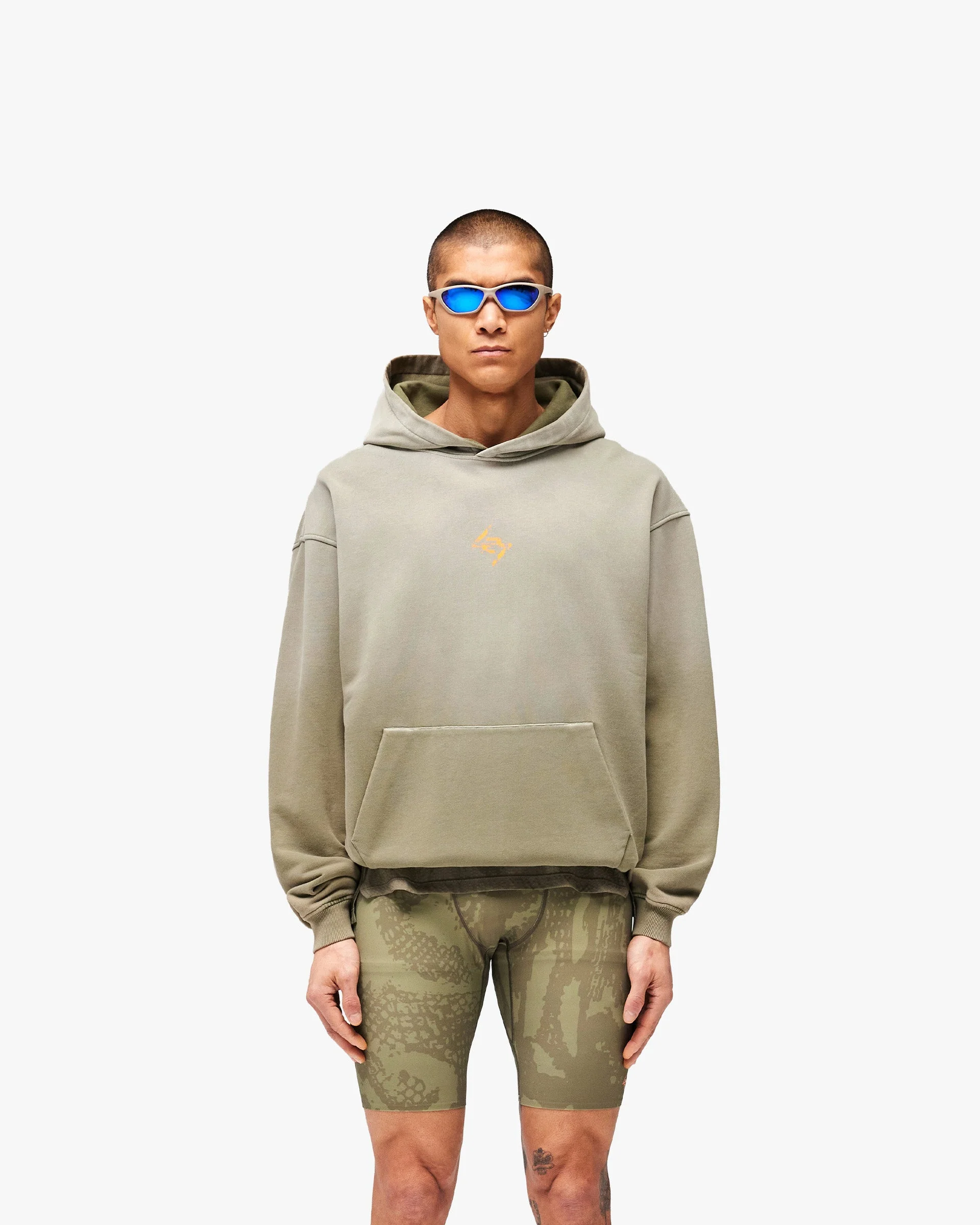 247 Los Angeles Hoodie - Aged Khaki - Image 3